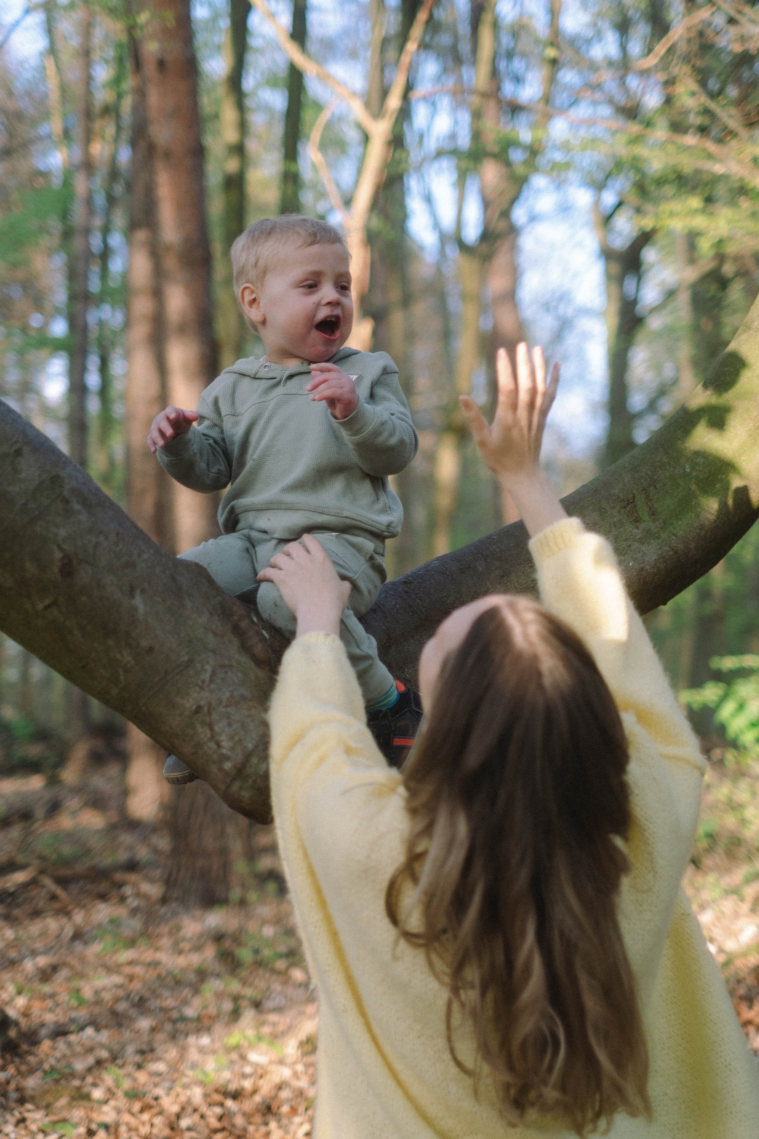 Nastya, Masha&Andrey. Authentische Familienfotografie in Köln