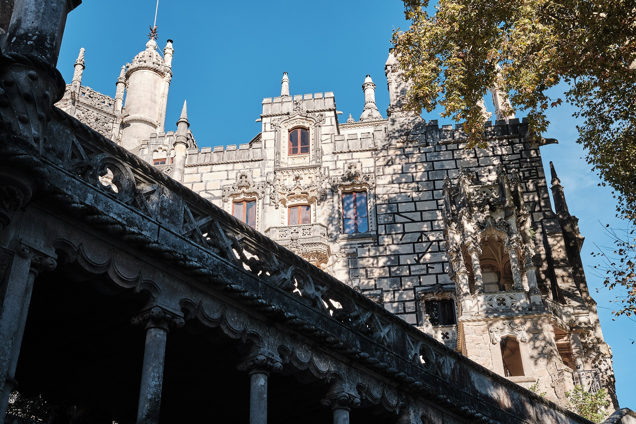 Quinta da Regaleira, Sintra, Portugalia. Pagina principală