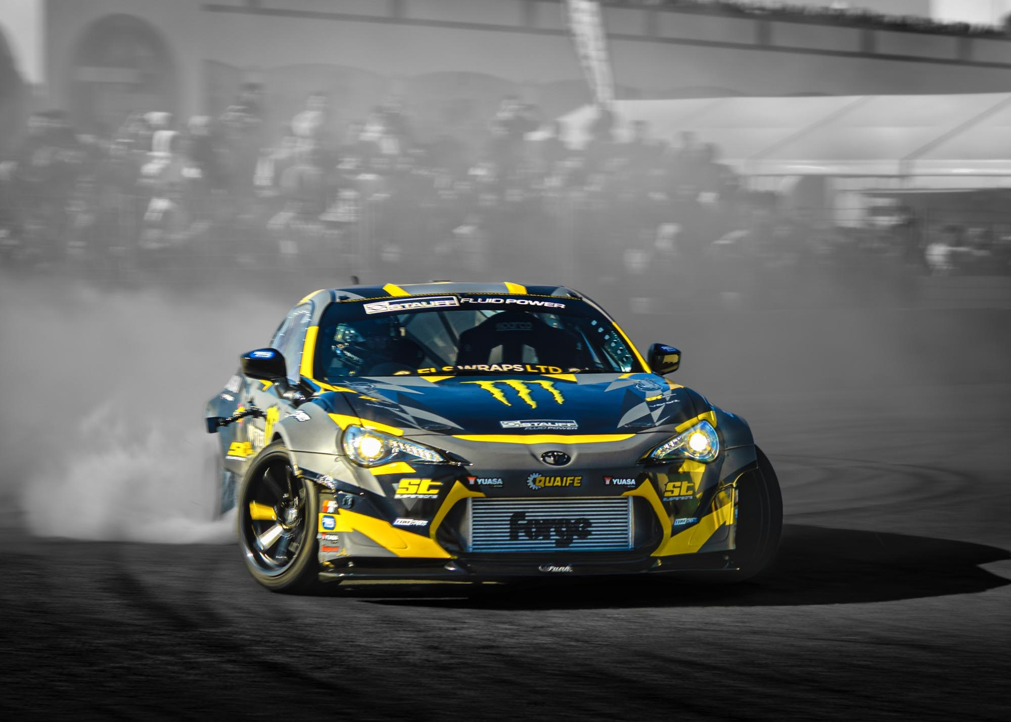 Drift. Deporte de captura de motor