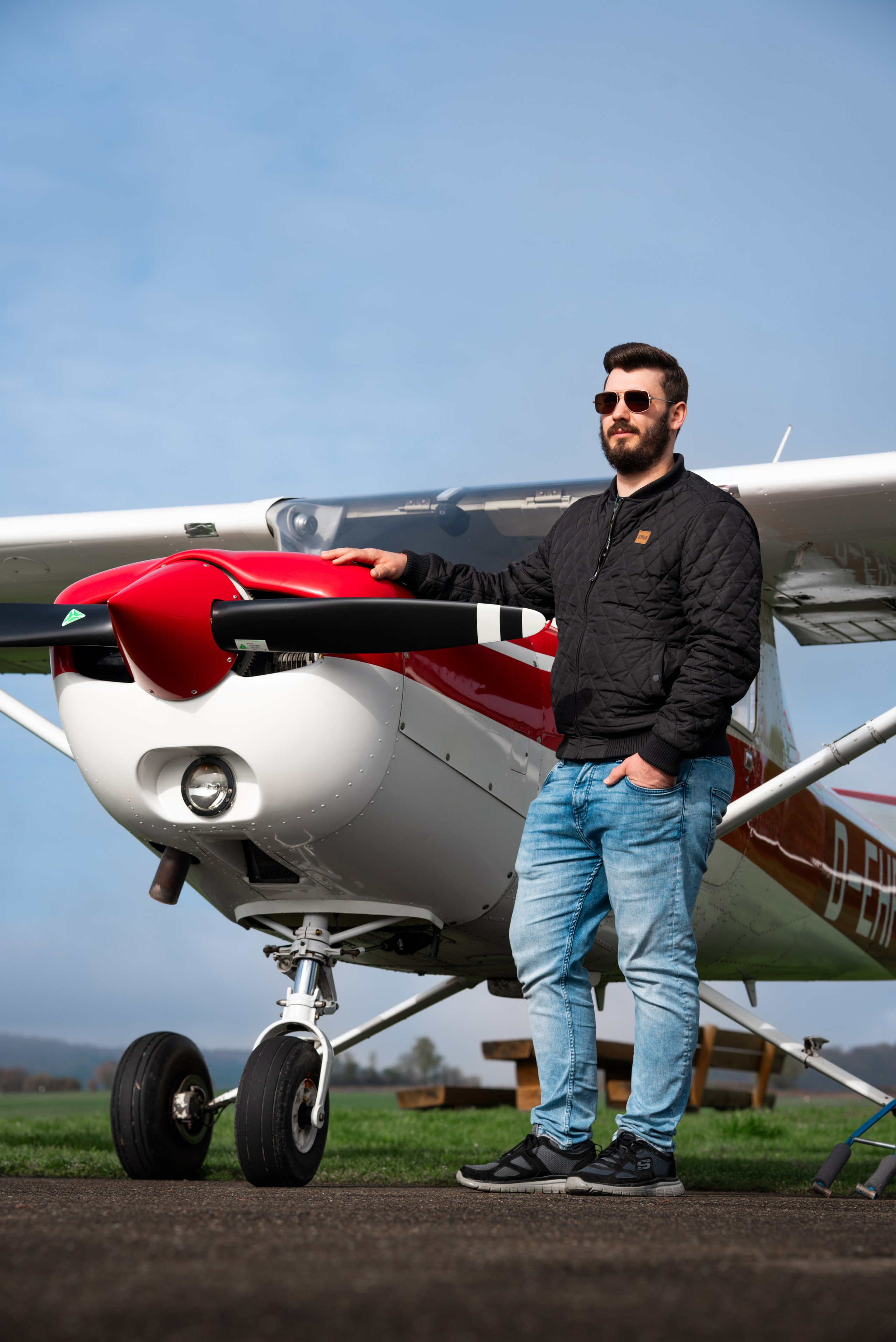 Dima (Pilot). Fotostudio in Metzingen