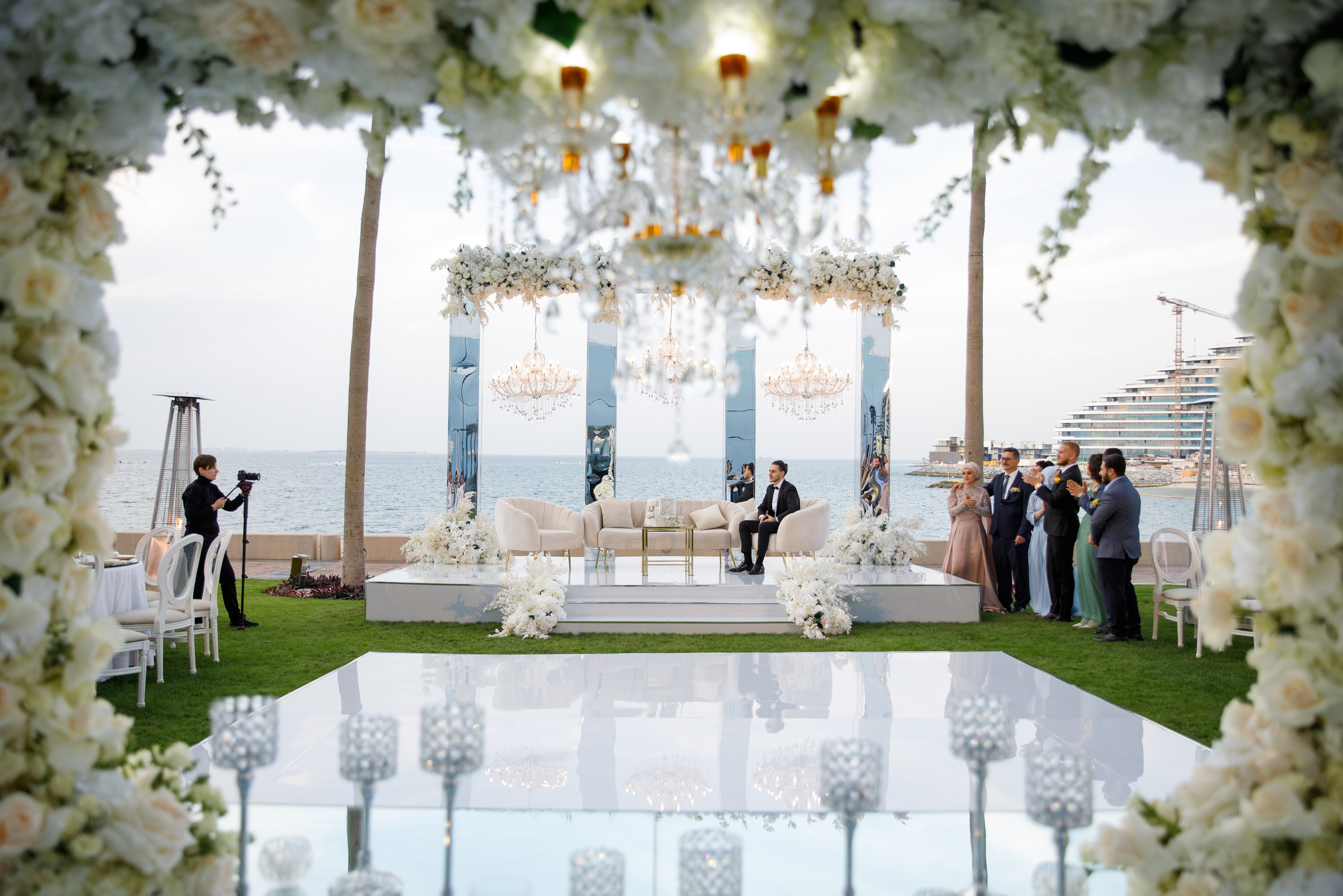 22/12/2023 Burj Al Arab wedding. Photographer Anna Curly | Weddings and Events in Dubai