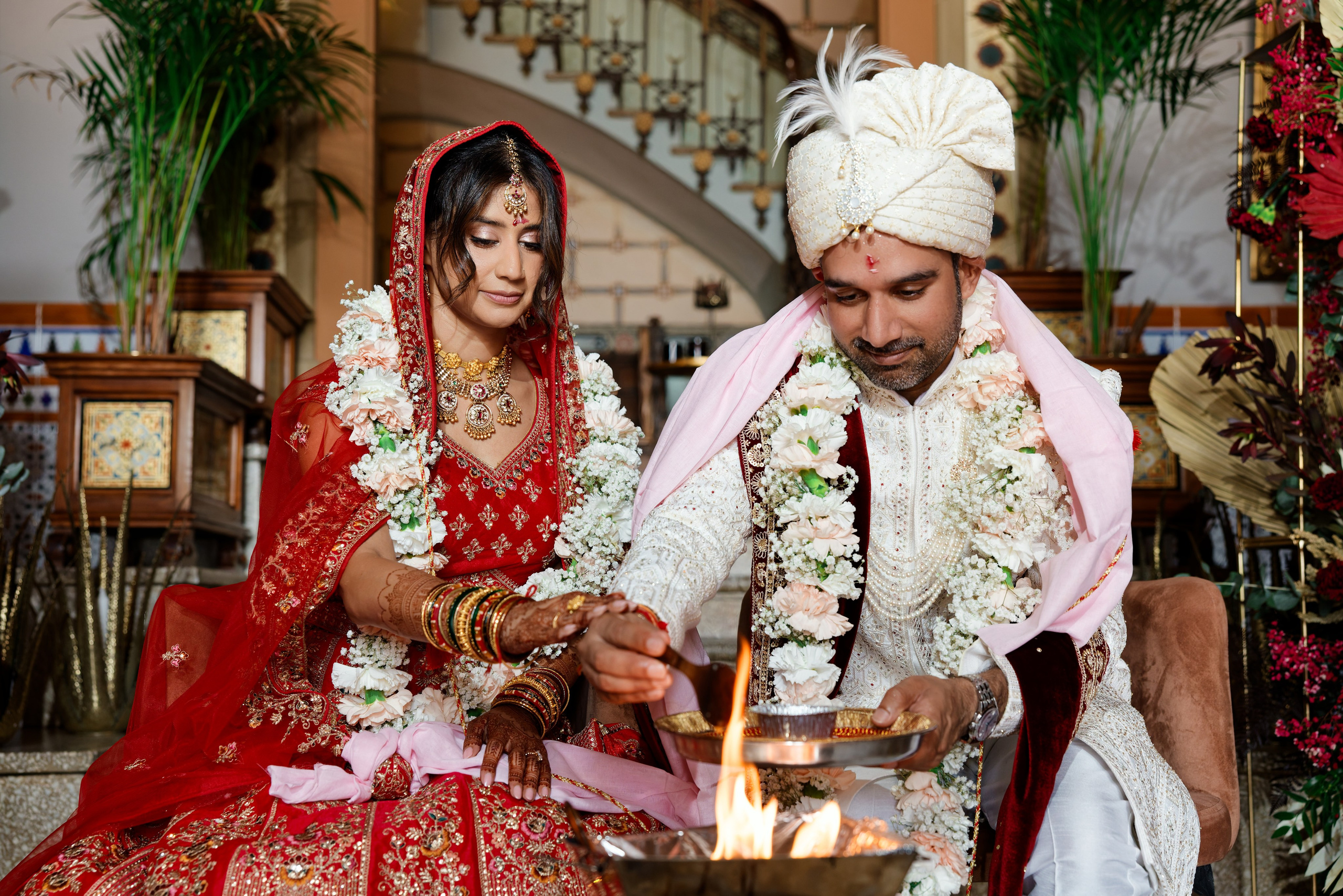 Indian wedding at Gran Villa Rosa, Barcelona