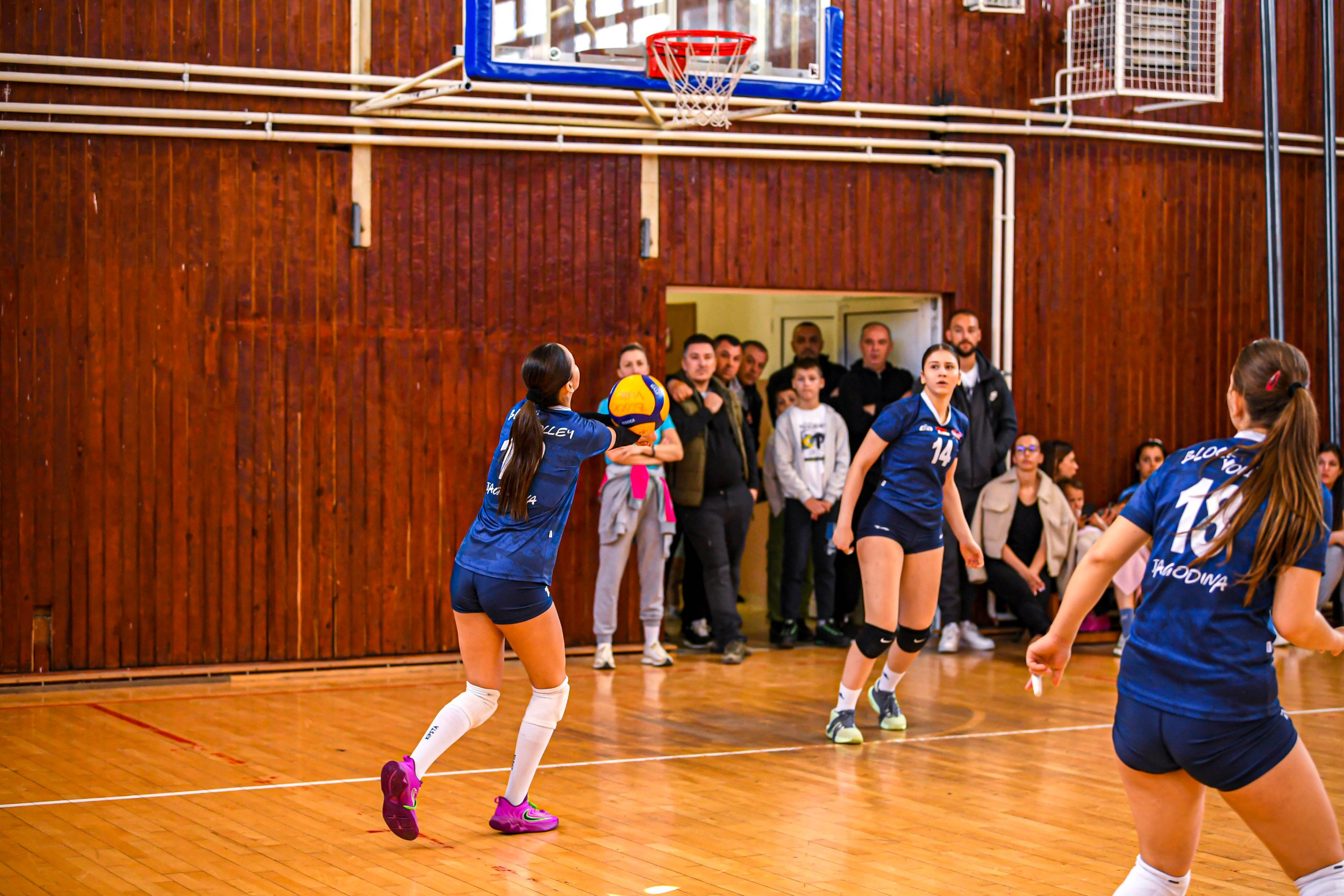 Odbojka 22.03.  Radnicki KG — BlockVolley JAG. Foto Simic Jagodina
