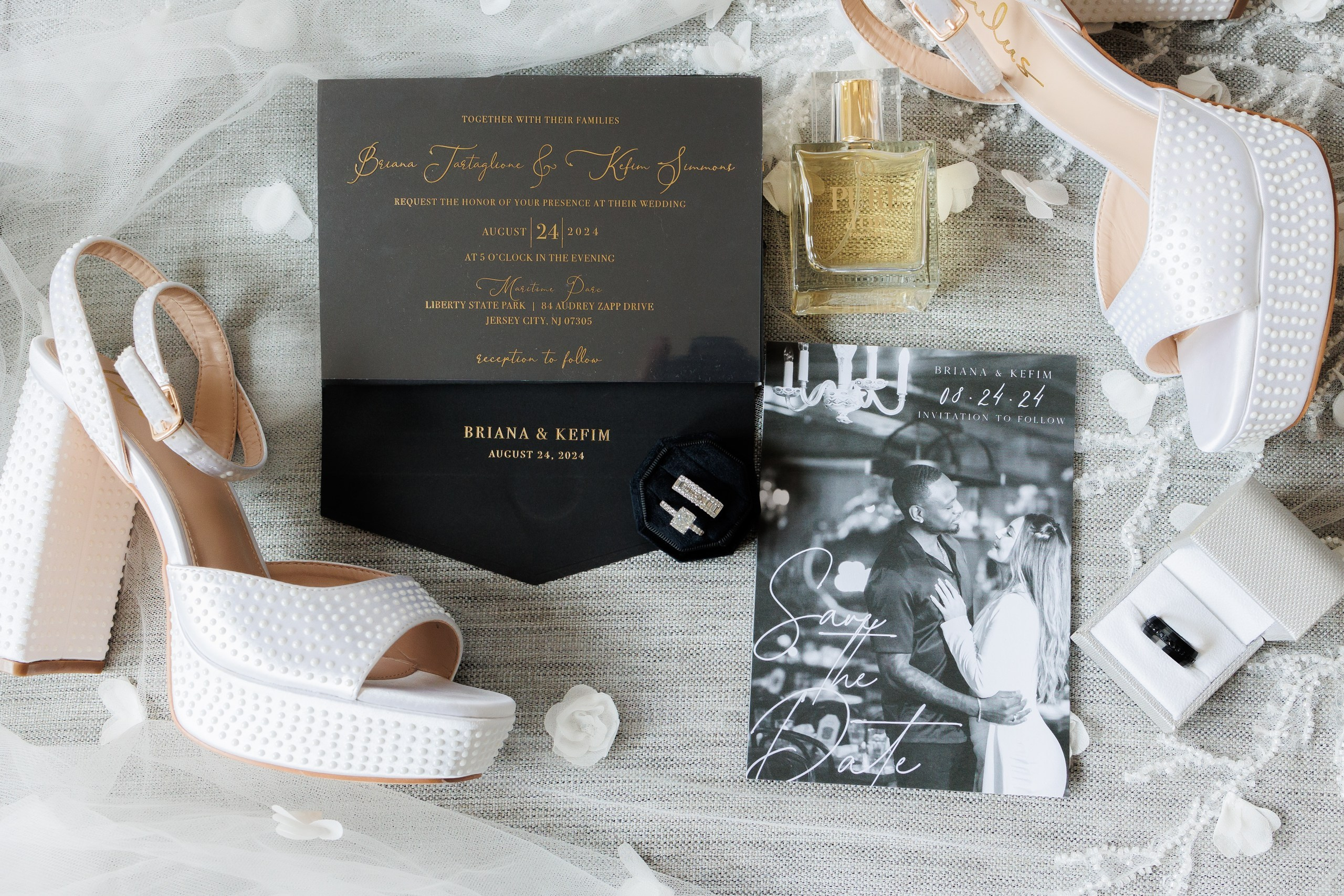 Briana & Kefim, Maritime Pars, Jersey City, NJ. Luxury Wedding Photography and Cinematography