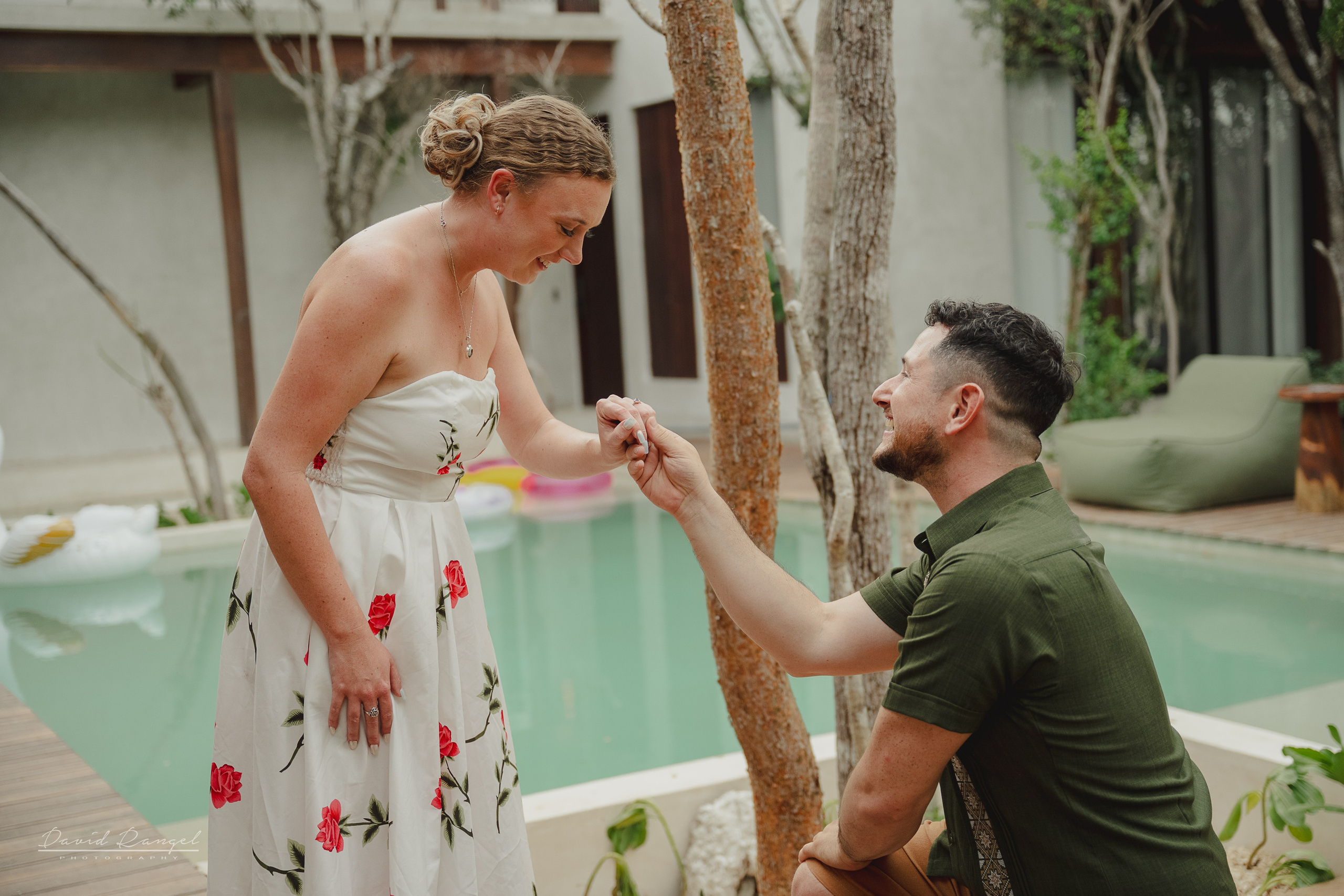 Save the date in Tulum. Destination wedding photographer based in Cancun and Riviera Maya with service worldwide