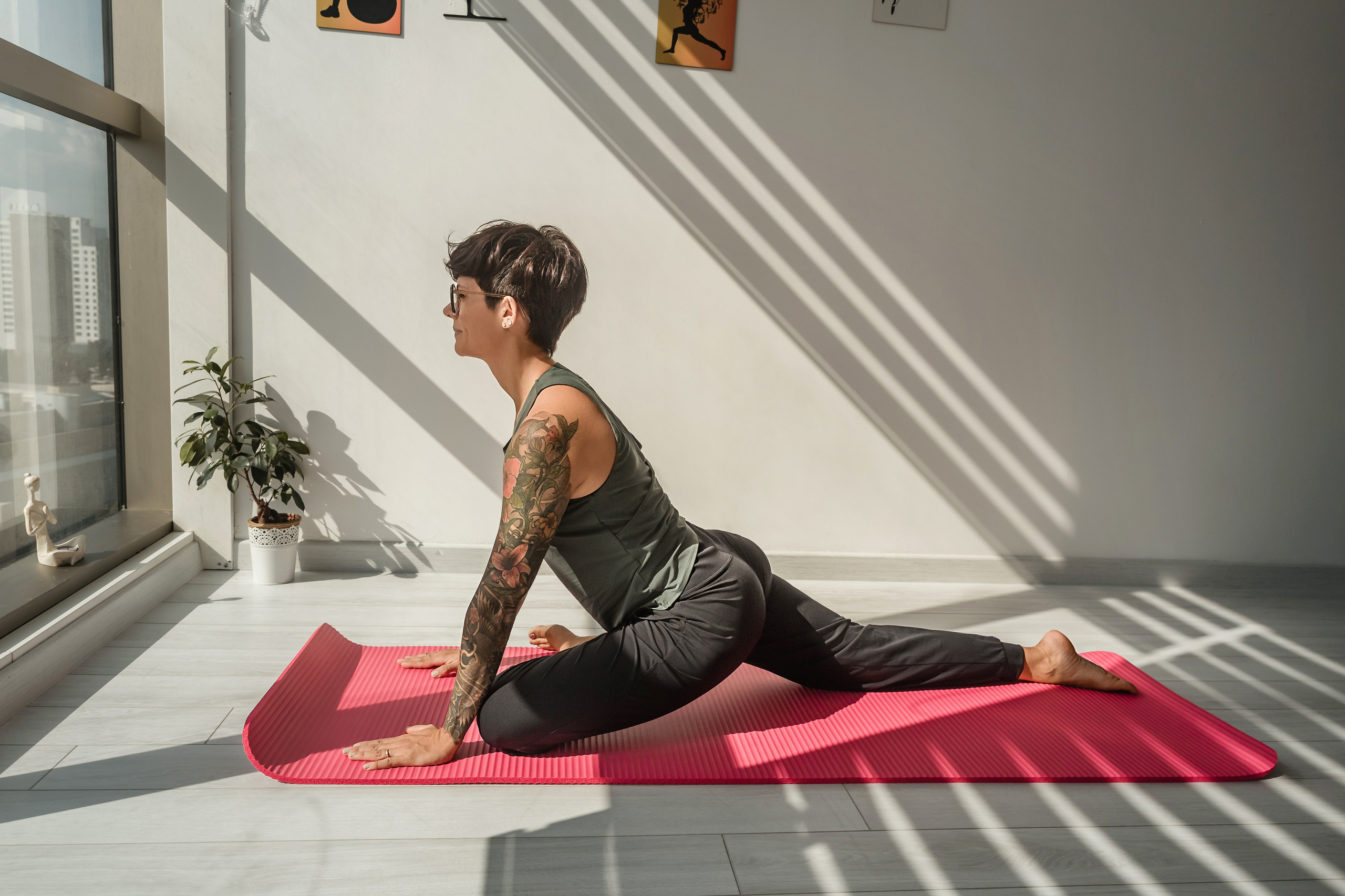 Photo session for a Pilates trainer