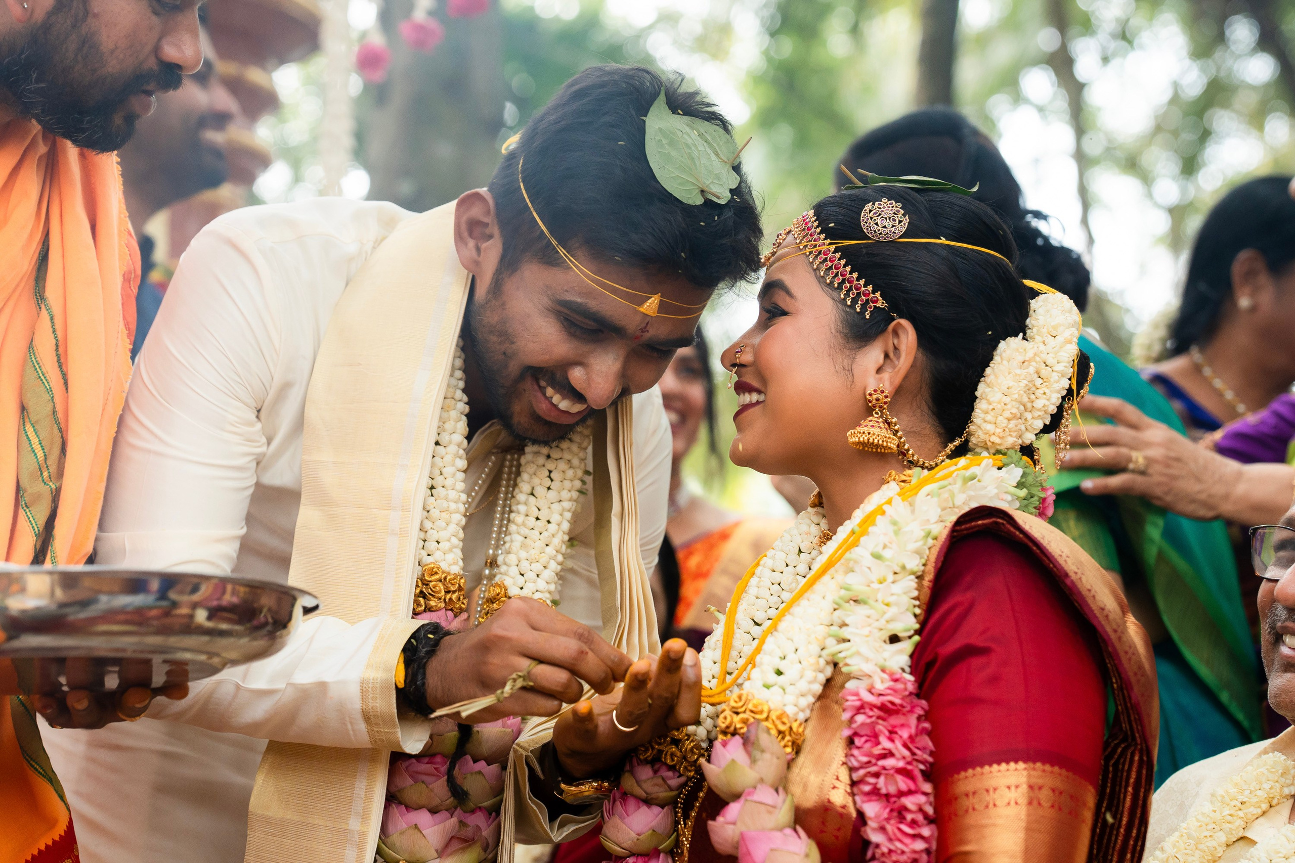Samyuktha & Manoj, Tamil and Telugu Wedding at Angana Courtyard, Bangalore | Truly Yours