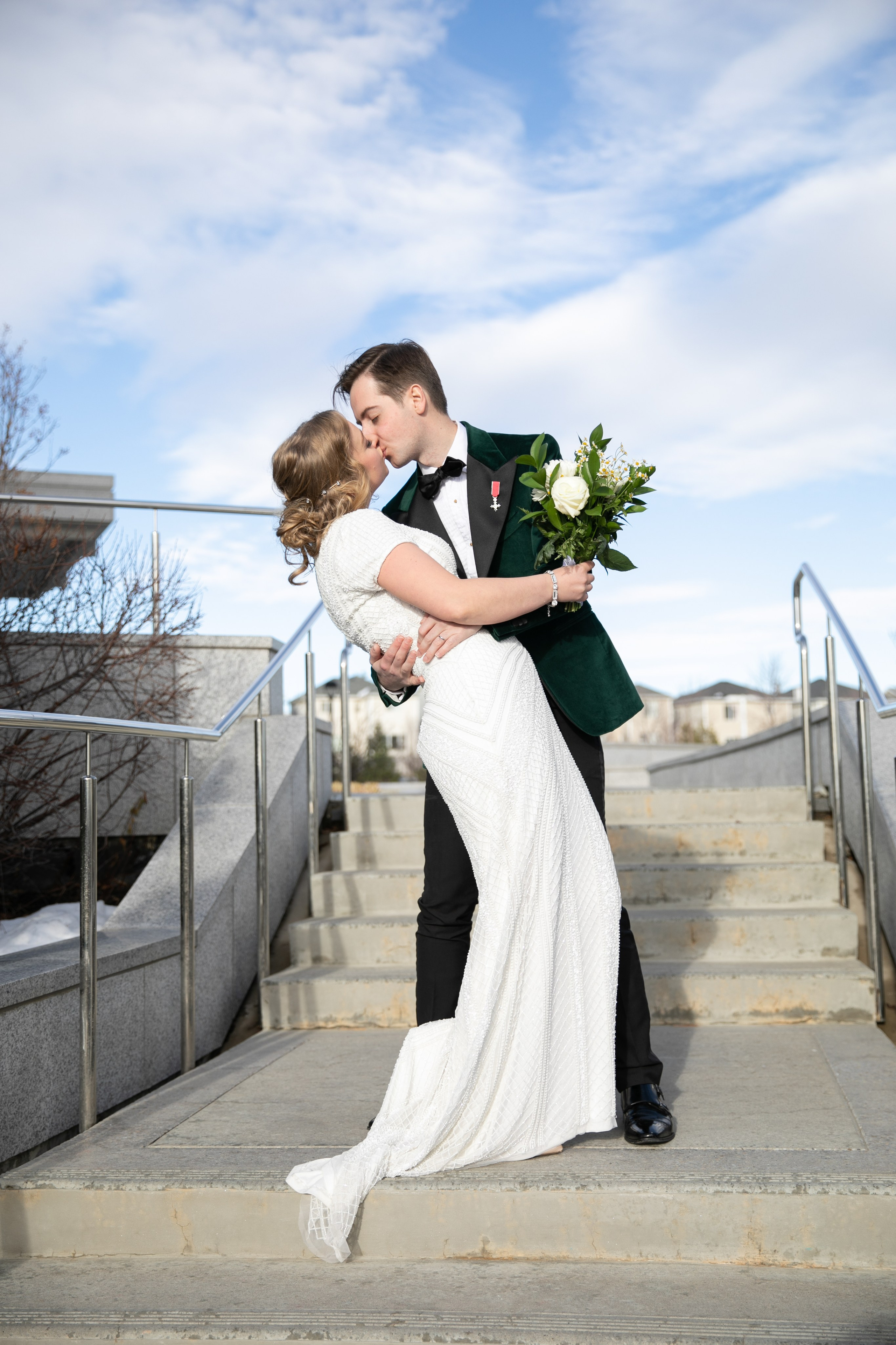 Zina & Elliott Wedding. Fotografía accesible en Calgary