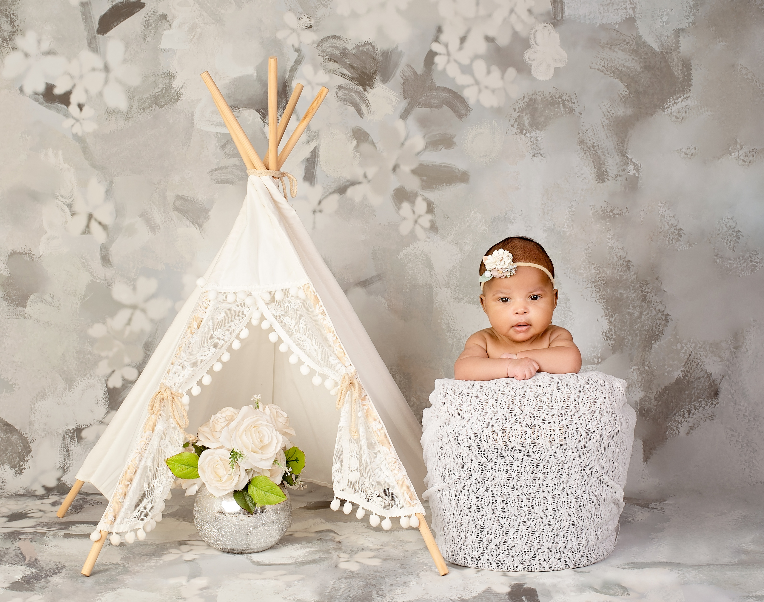 Beautiful Somalian baby girl newborn photo shoot Nairobi Kenya 