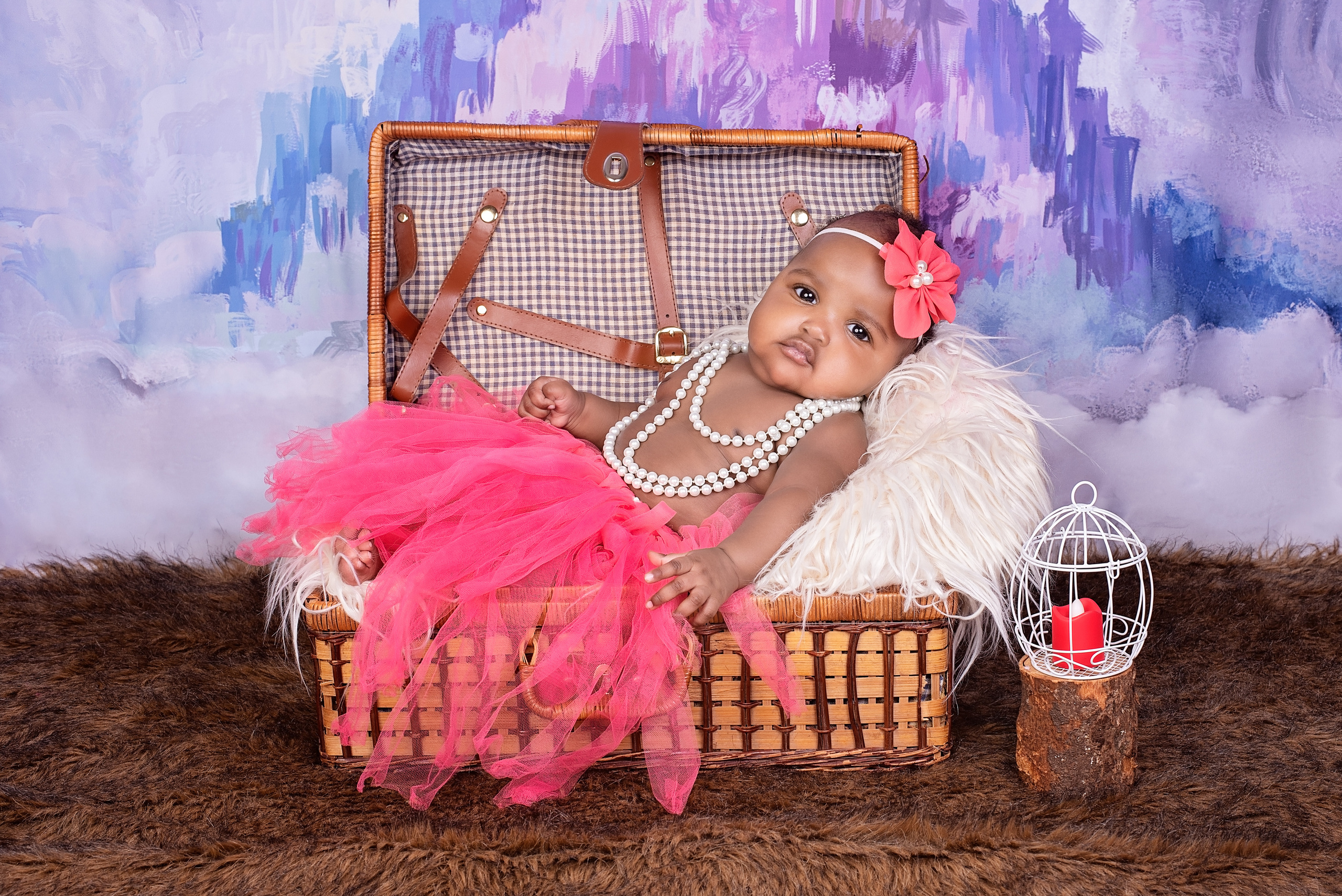 Beautiful African baby girl newborn photo shoot Nairobi Kenya