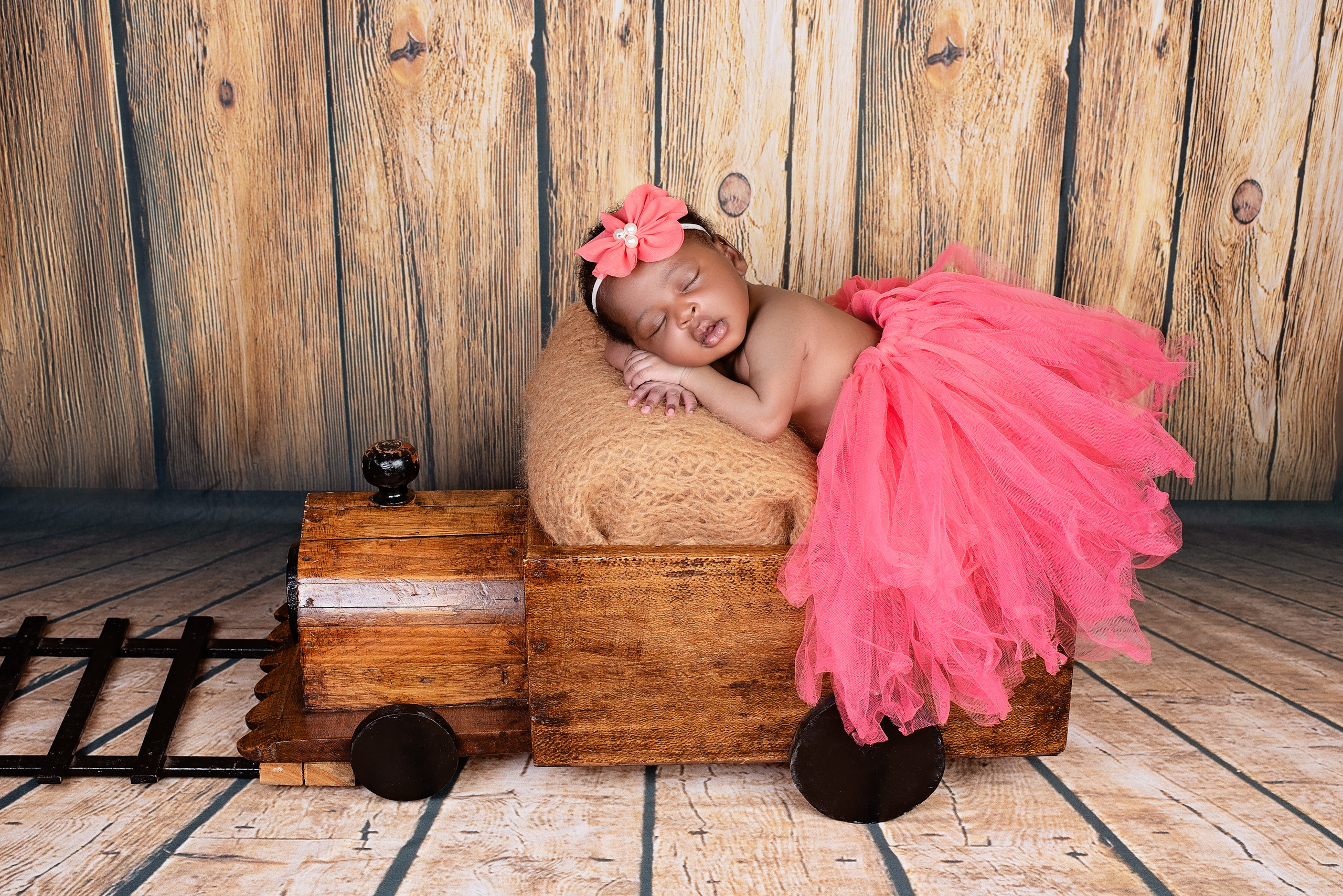 African newborn baby girl photo shoot Eldoret Kenya 
