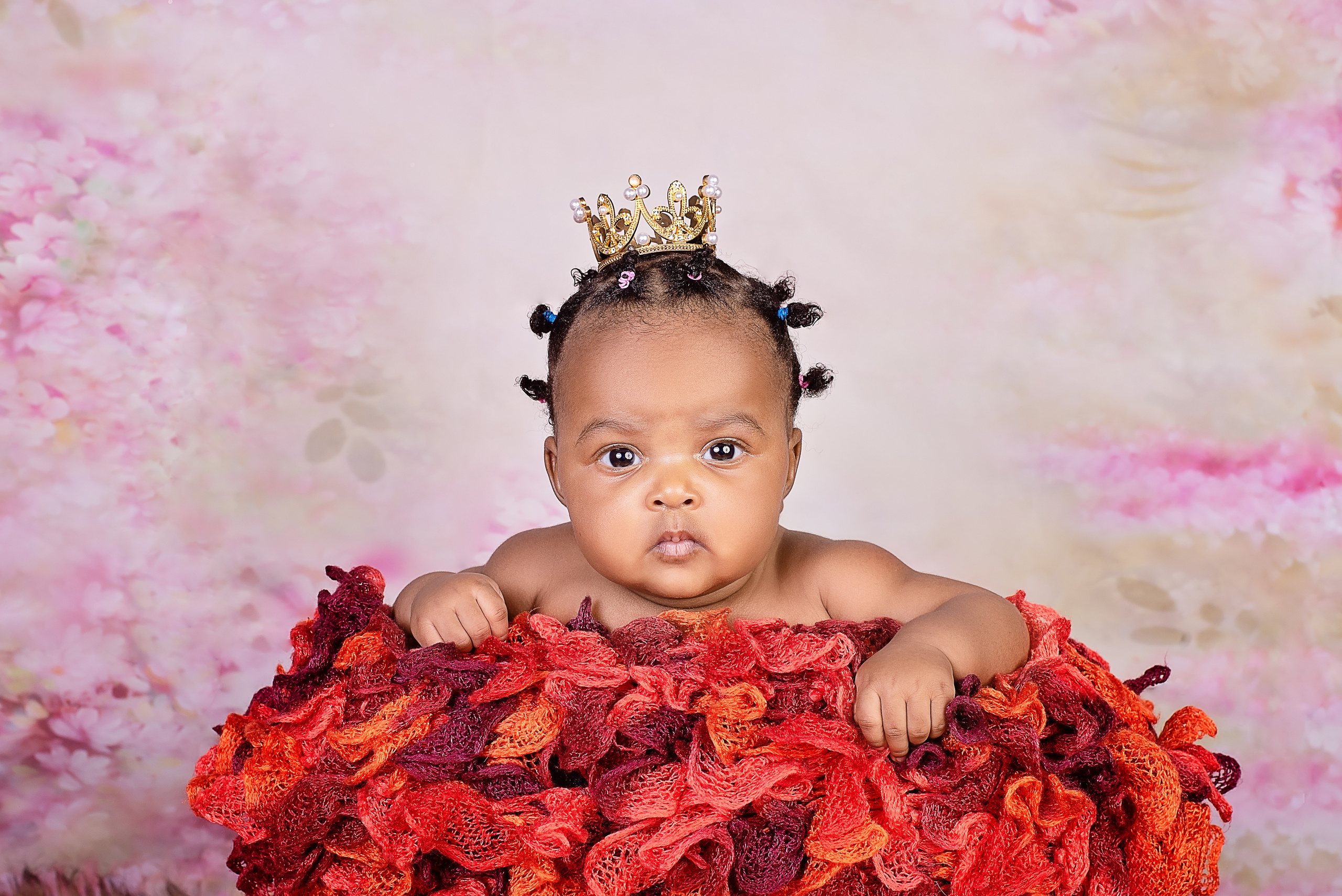 Kenyan baby girl newborn photo shoot Mombasa Kenya