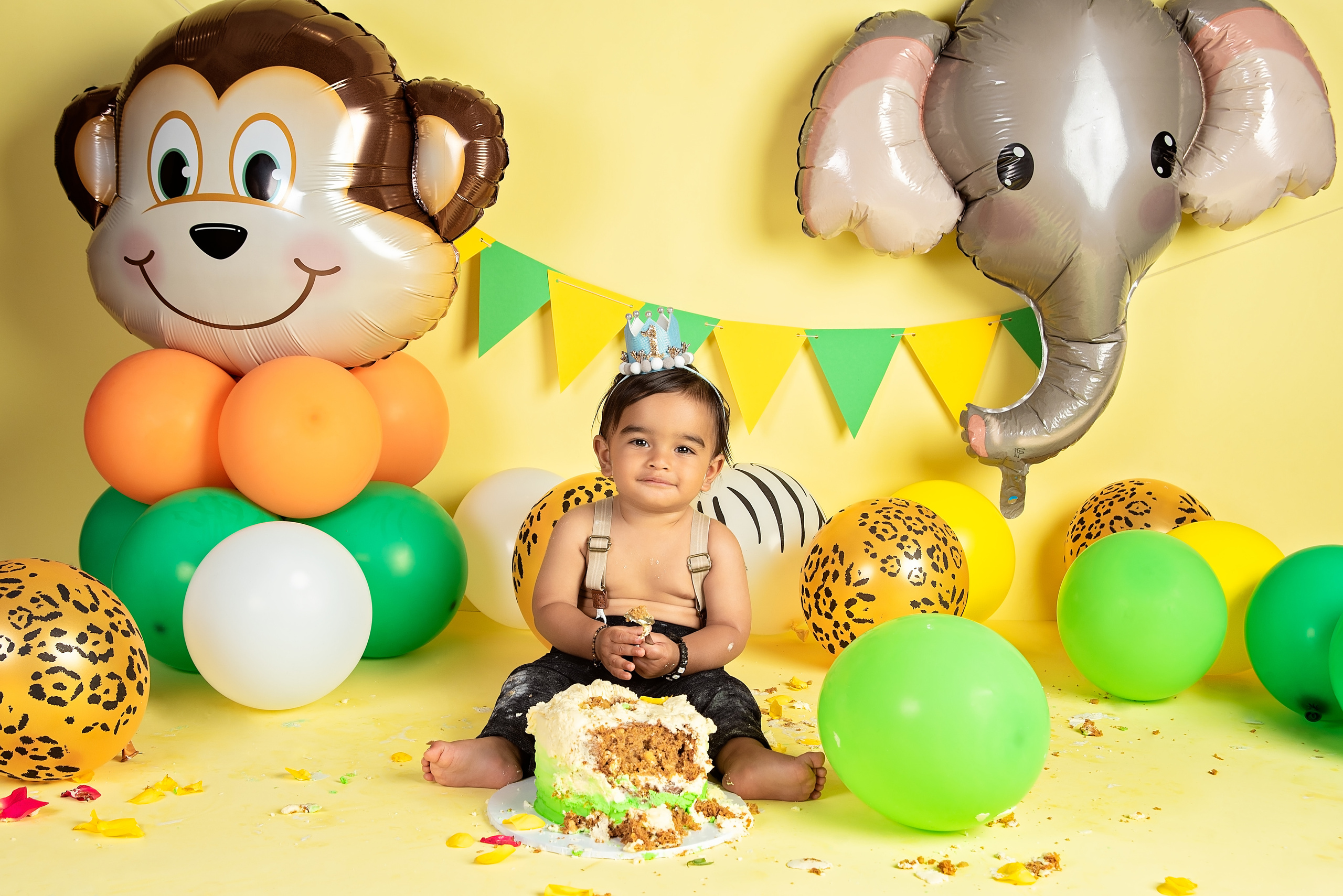 Indian Kenyan baby boy 1st birthday photo shoot cake smash Nairobi  Mombasa Kenya