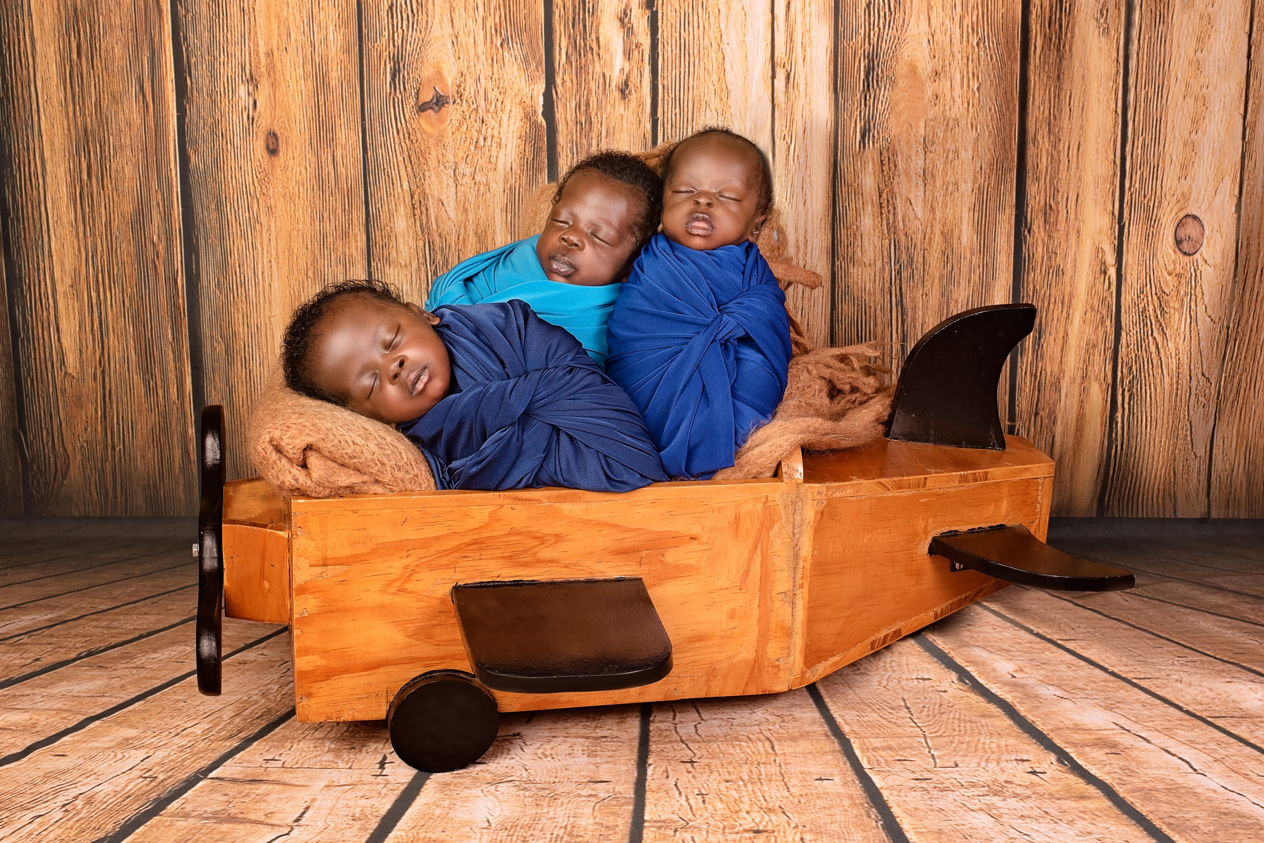 Amazing black African triplets baby boys newborn photo shoot Nairobi Kisumu photo shoot Kenya 