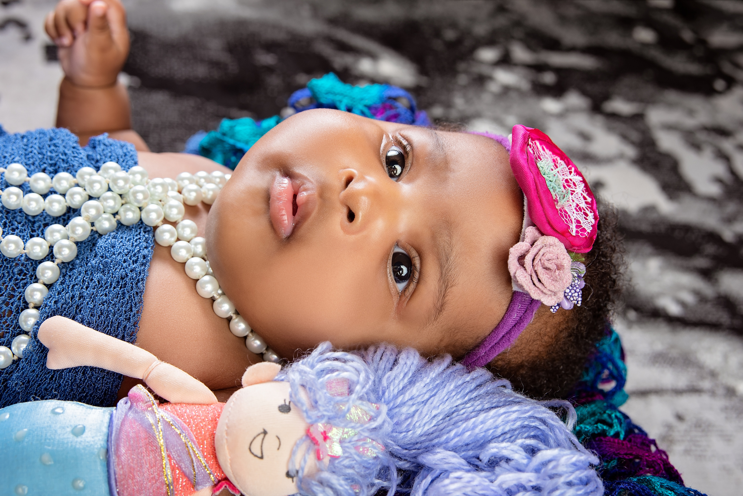 Black 3 months baby girl photo shoot Mombasa Kenya