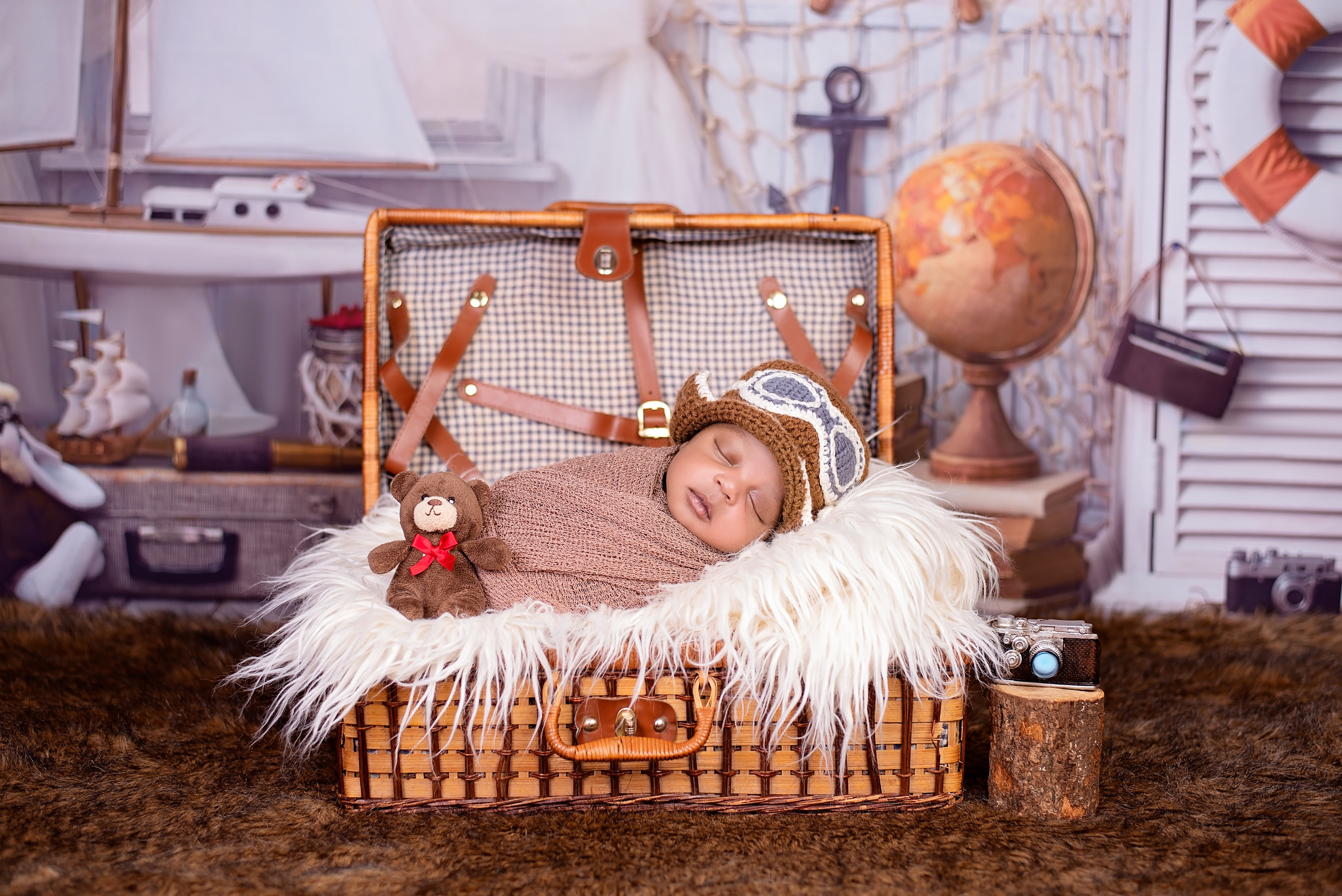 African newborn baby boy photo shoot Mombasa Kenya