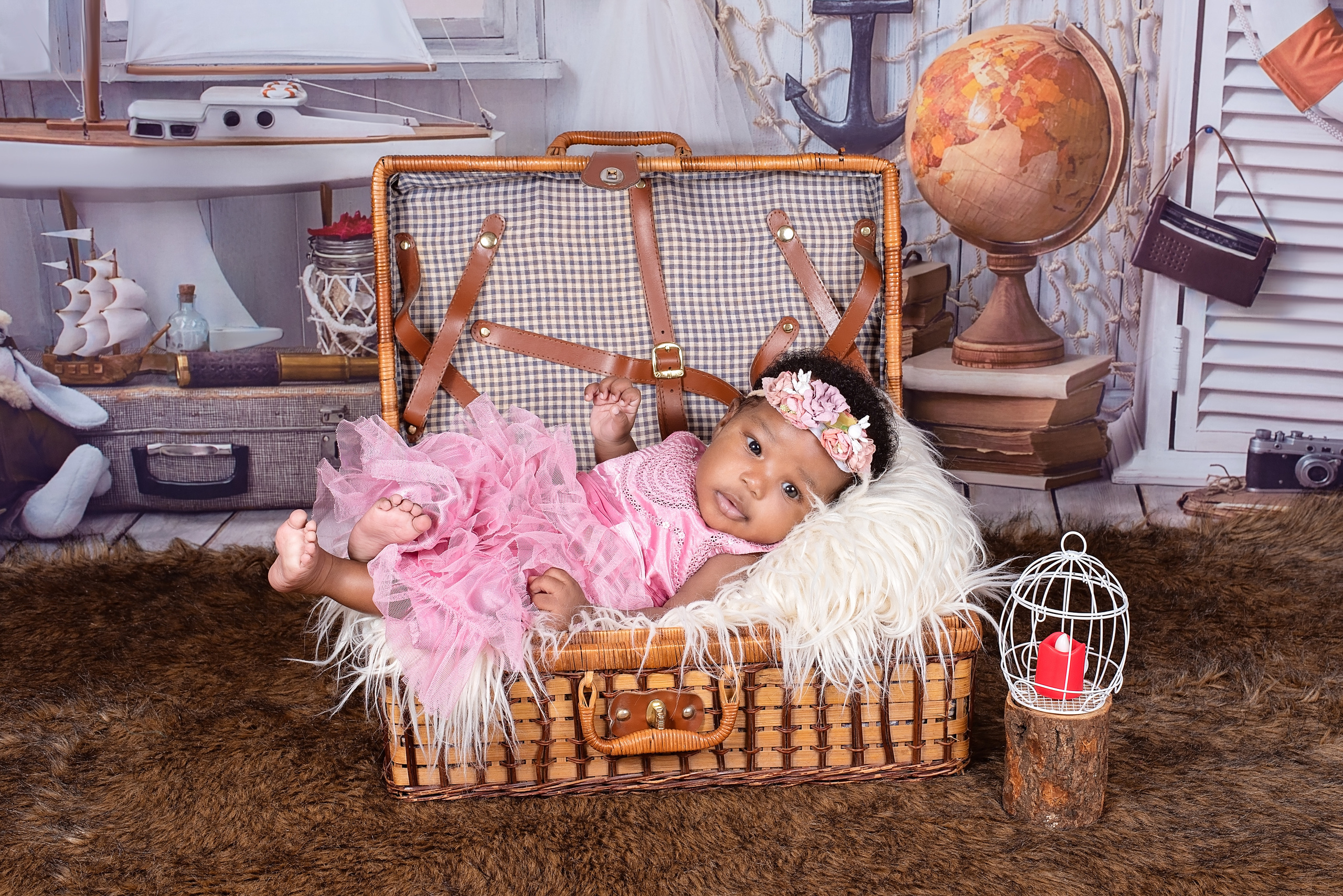 Newborn baby girl photo shoot Nairobi Kenya