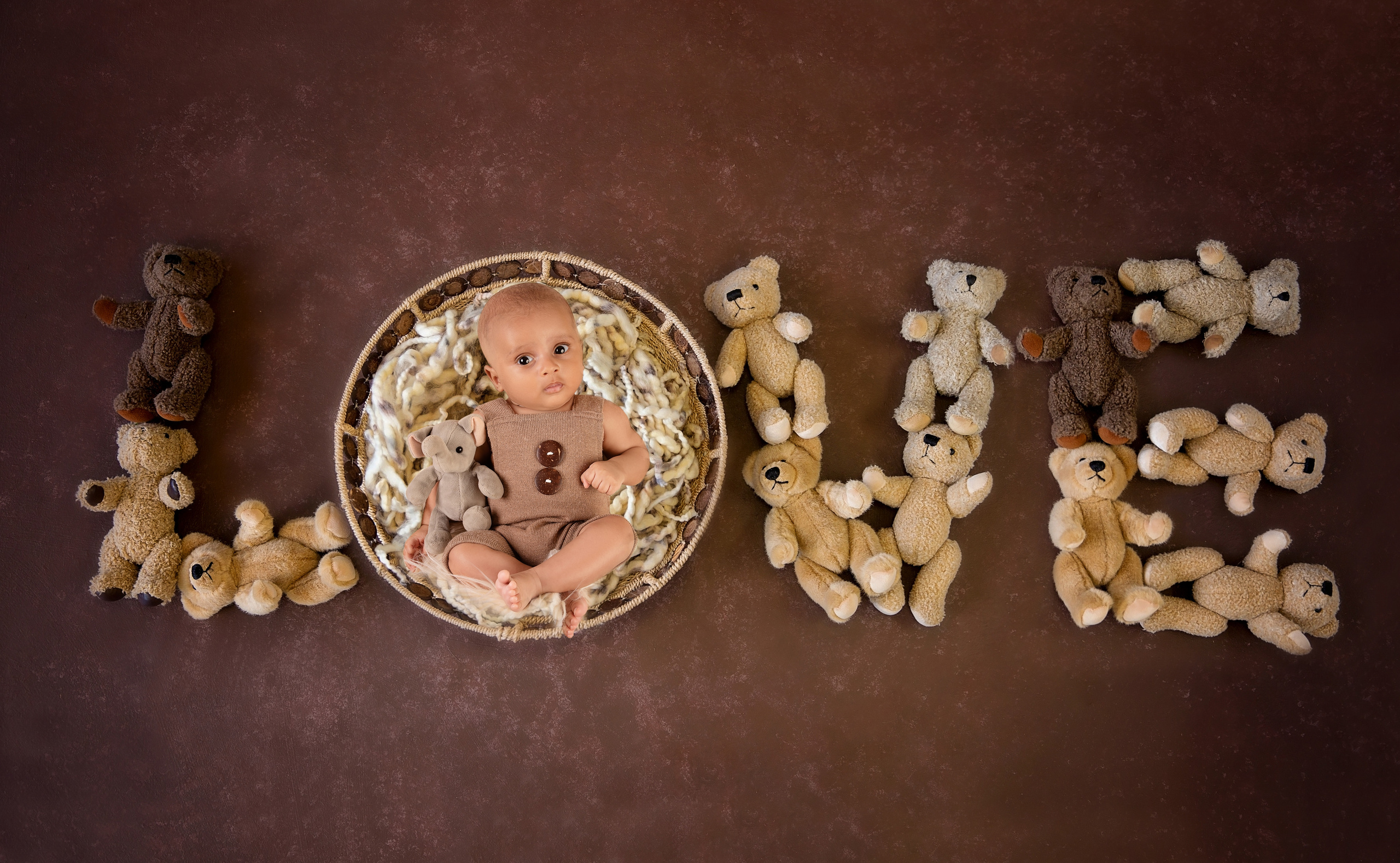 Arabic baby boy in Love newborn photo shoot Eldoret Kenya