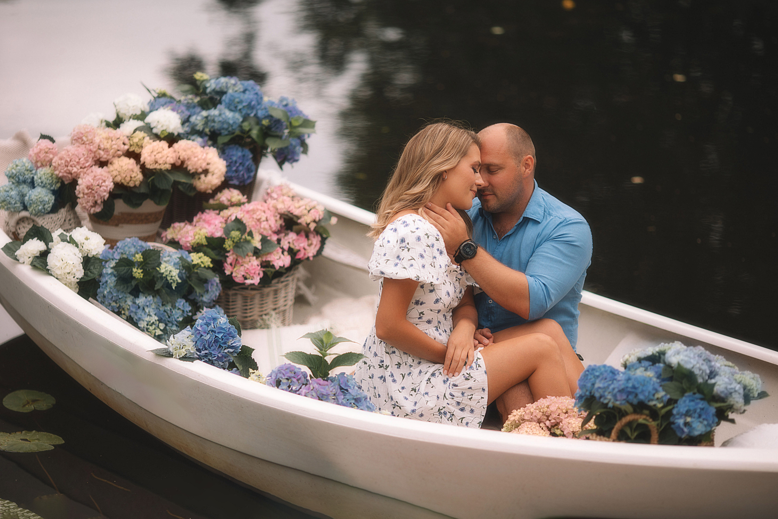 Фотодень с цветущей лодкой. Фотограф в Таллинне — портретные, семейные и детские фотосессии