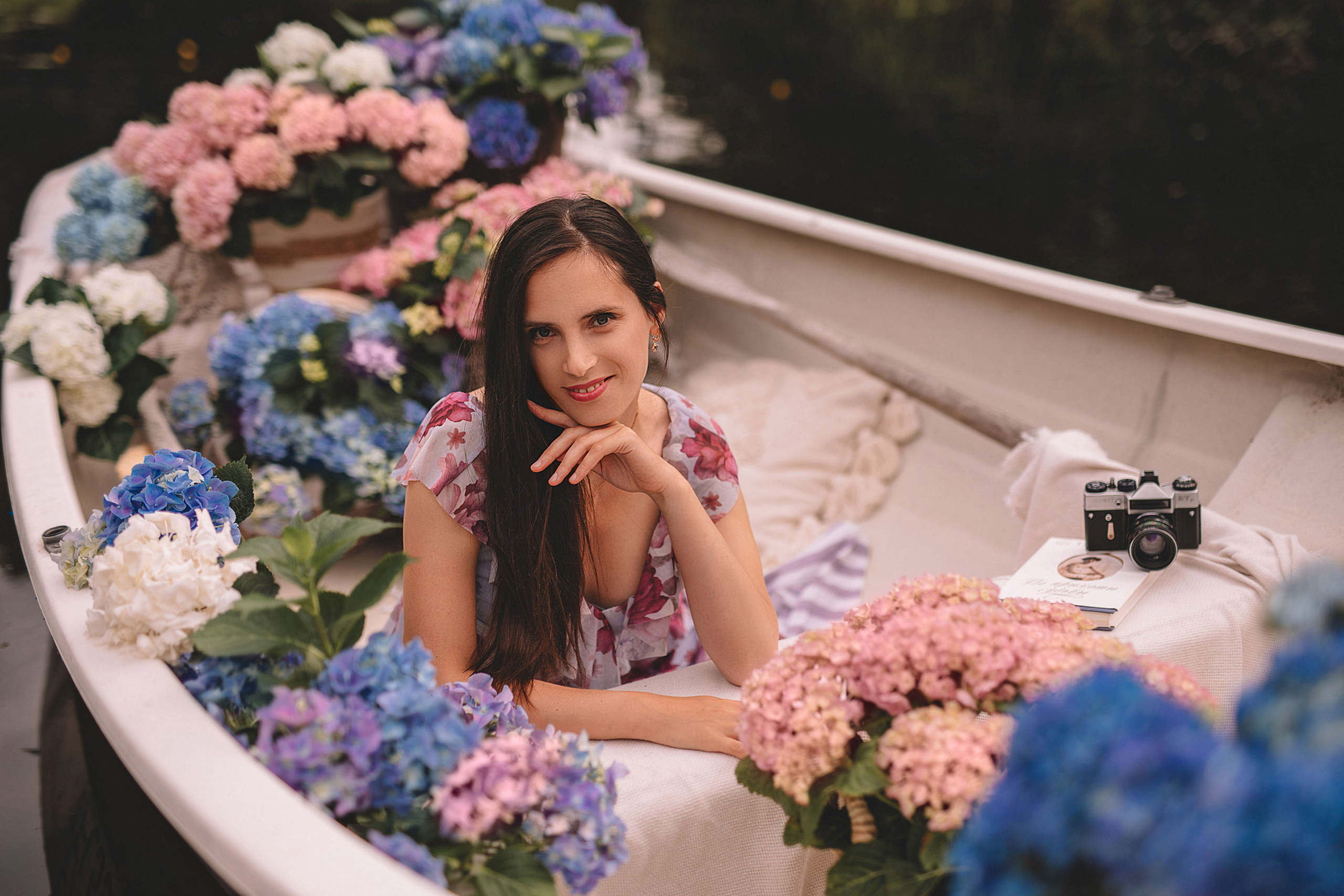 Фотодень с цветущей лодкой. Фотограф в Таллинне — портретные, семейные и детские фотосессии