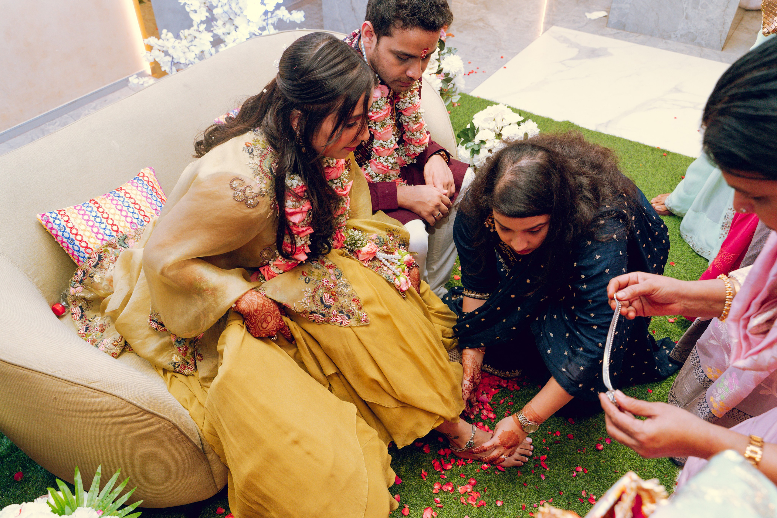 Harshika & Anmol. Menu