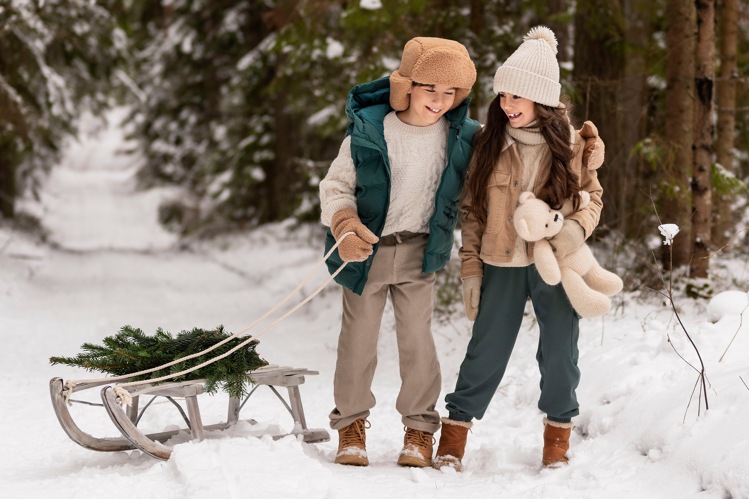 София, Микаэль. Зимняя сказка 2. Анна Григьян — фотограф ретушёр в Даугавпилсе (Латвия)