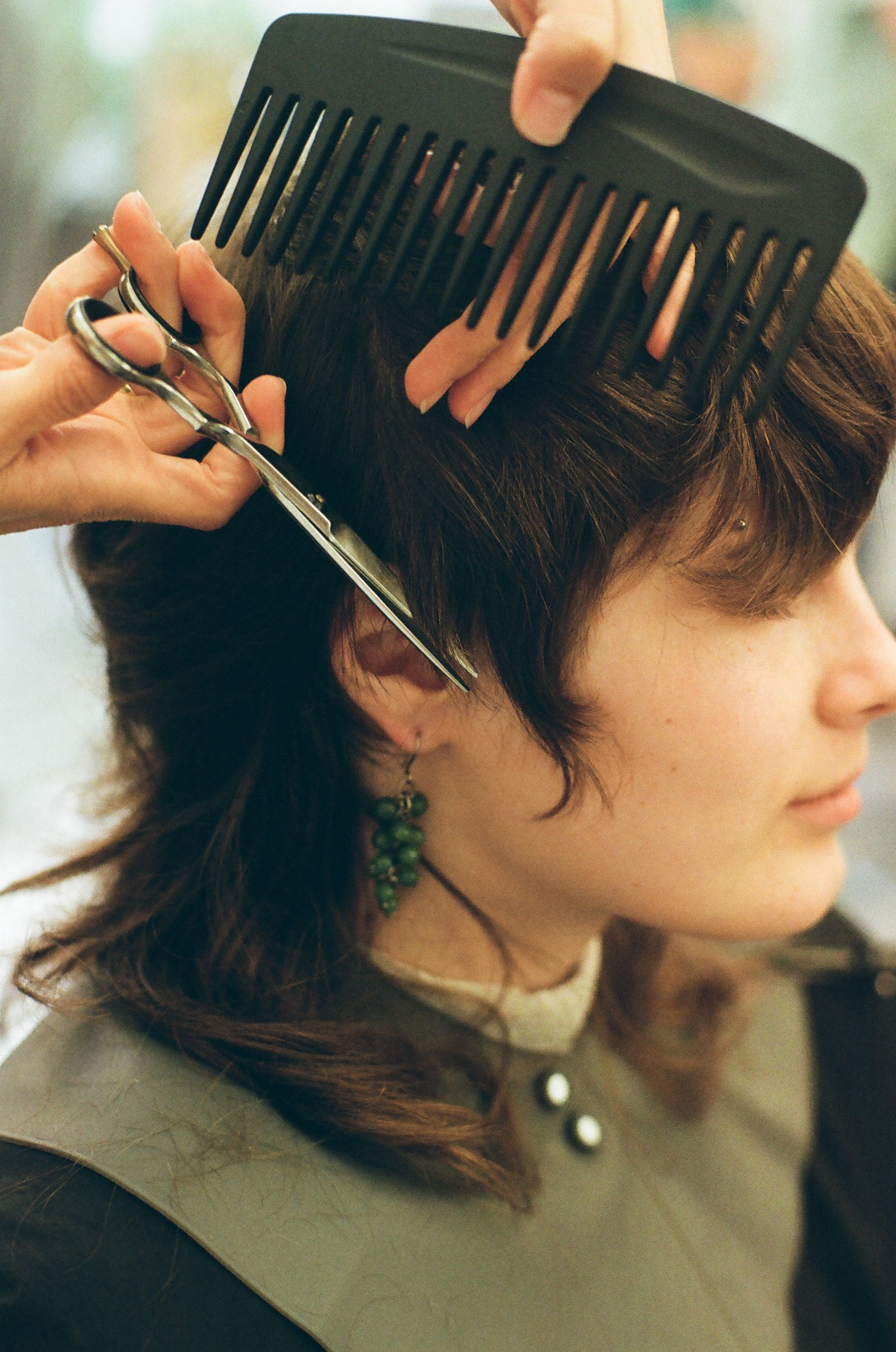 Master class “Haircut”. Film portrait photographer
