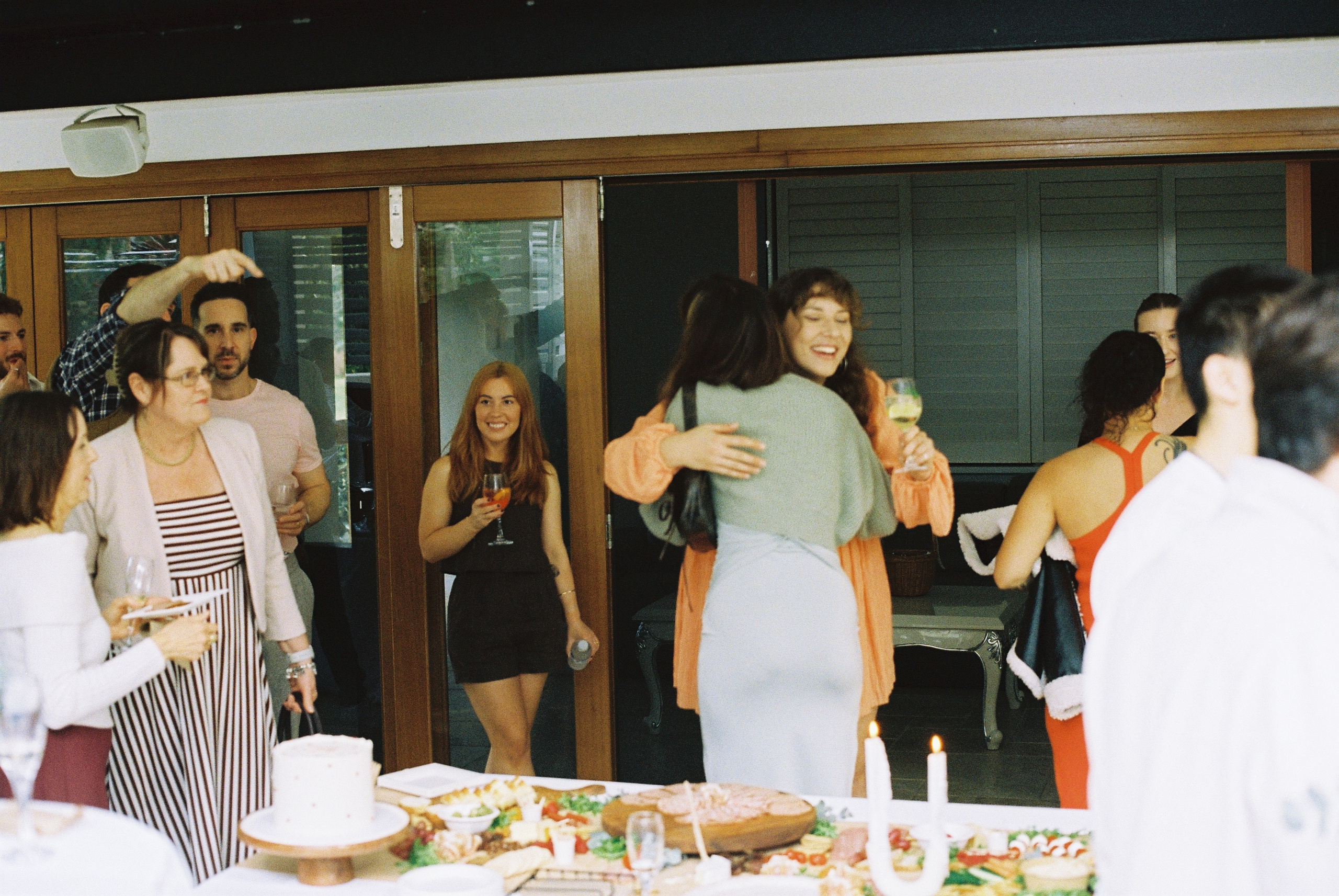 Engagement Party. Film portrait photographer