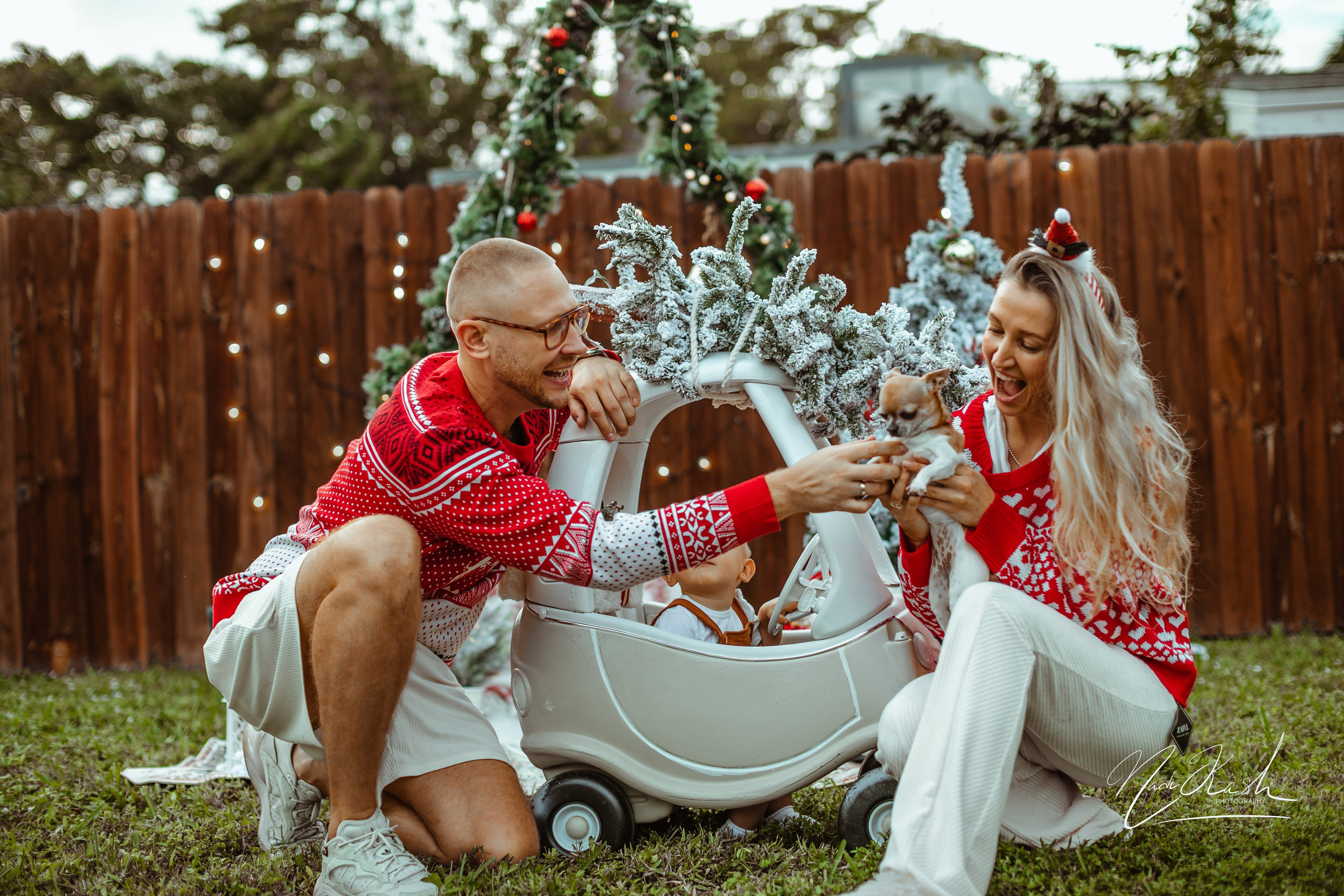 Christmas photoshoot. Photographer in Miami, Family photographer, Event, Wedding