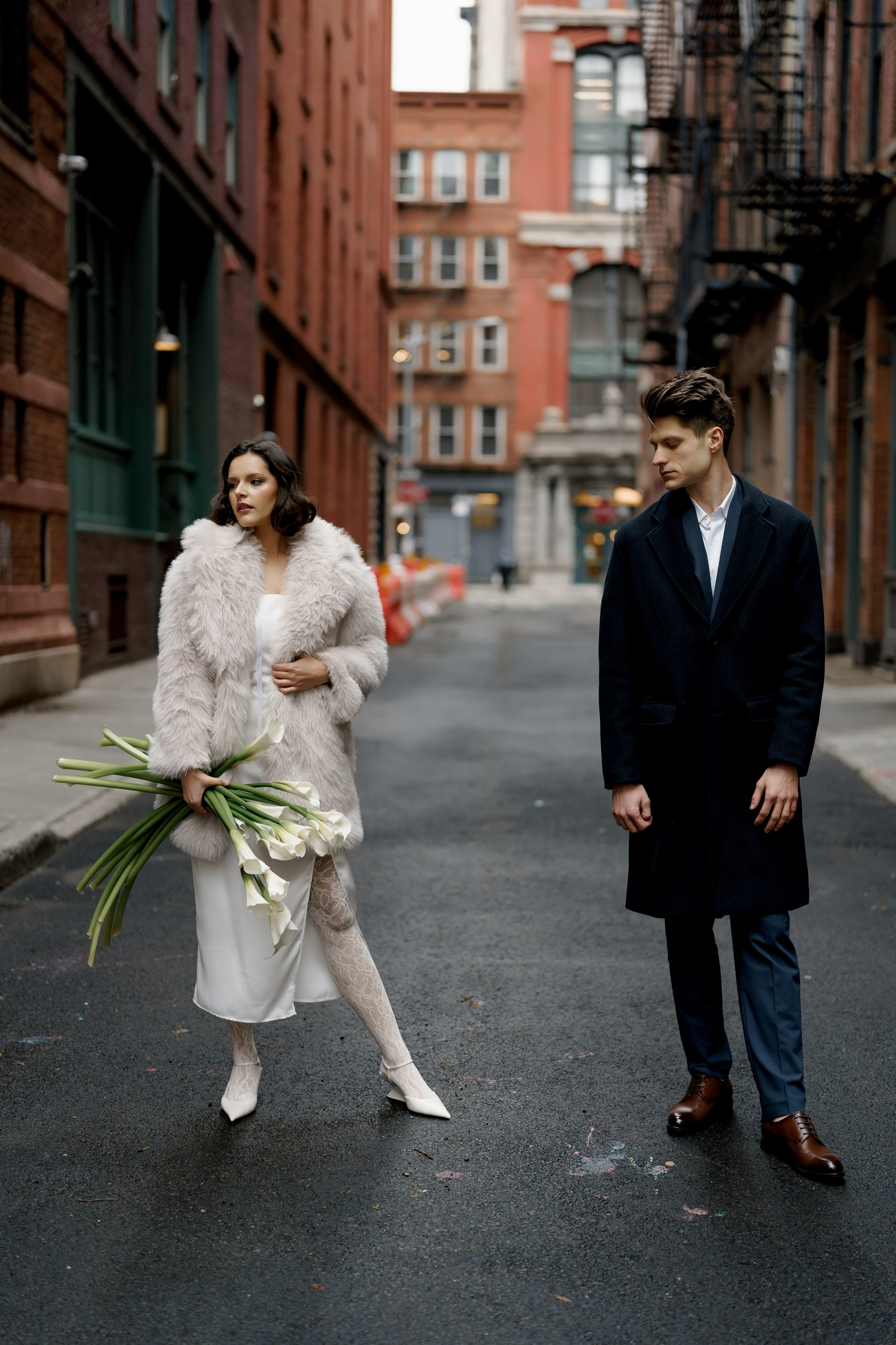 Alina and Dan’s Bold and Stylish Engagement Shoot. Wedding photographer and videographer New York | New Jersey