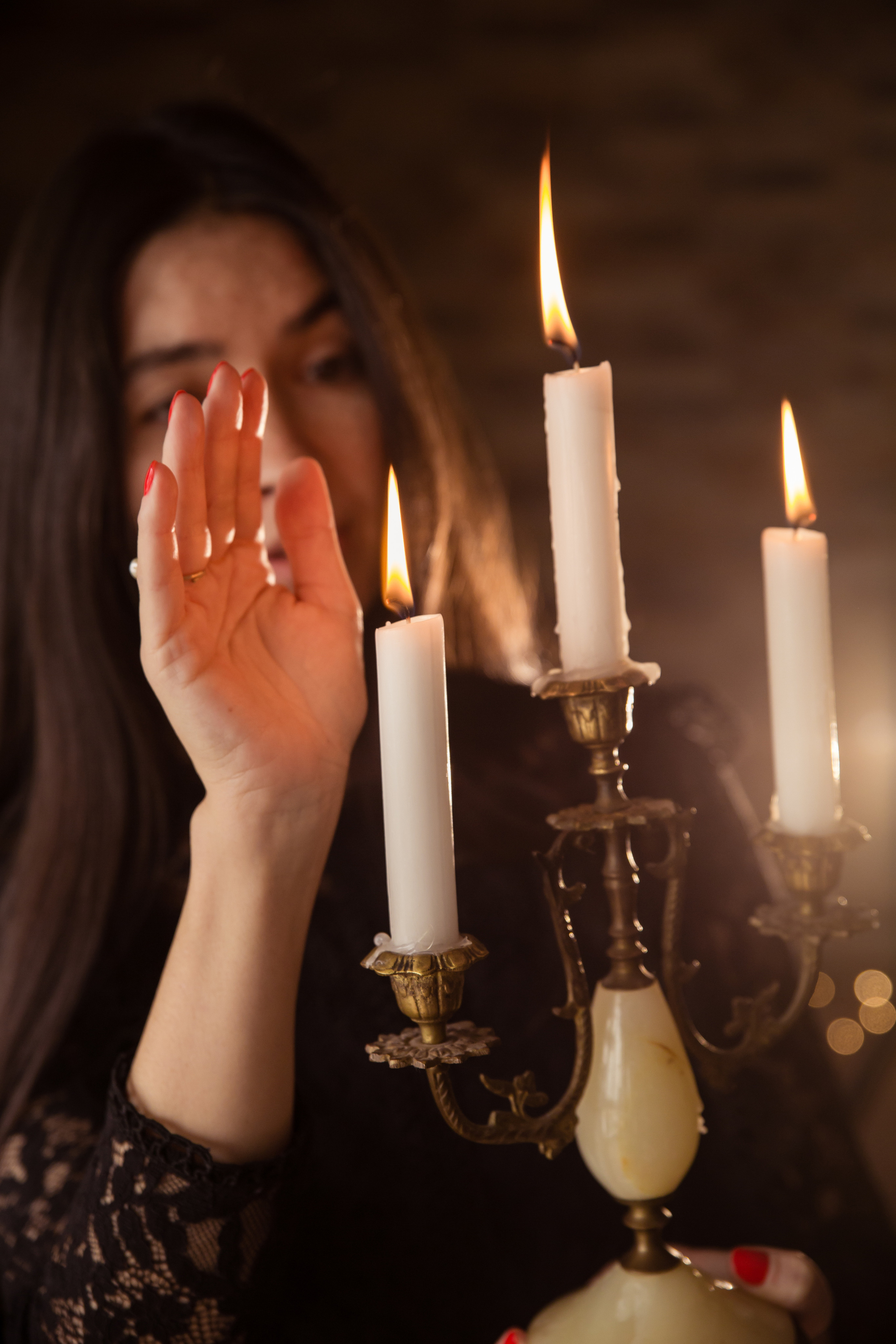 Content photo session in home studio