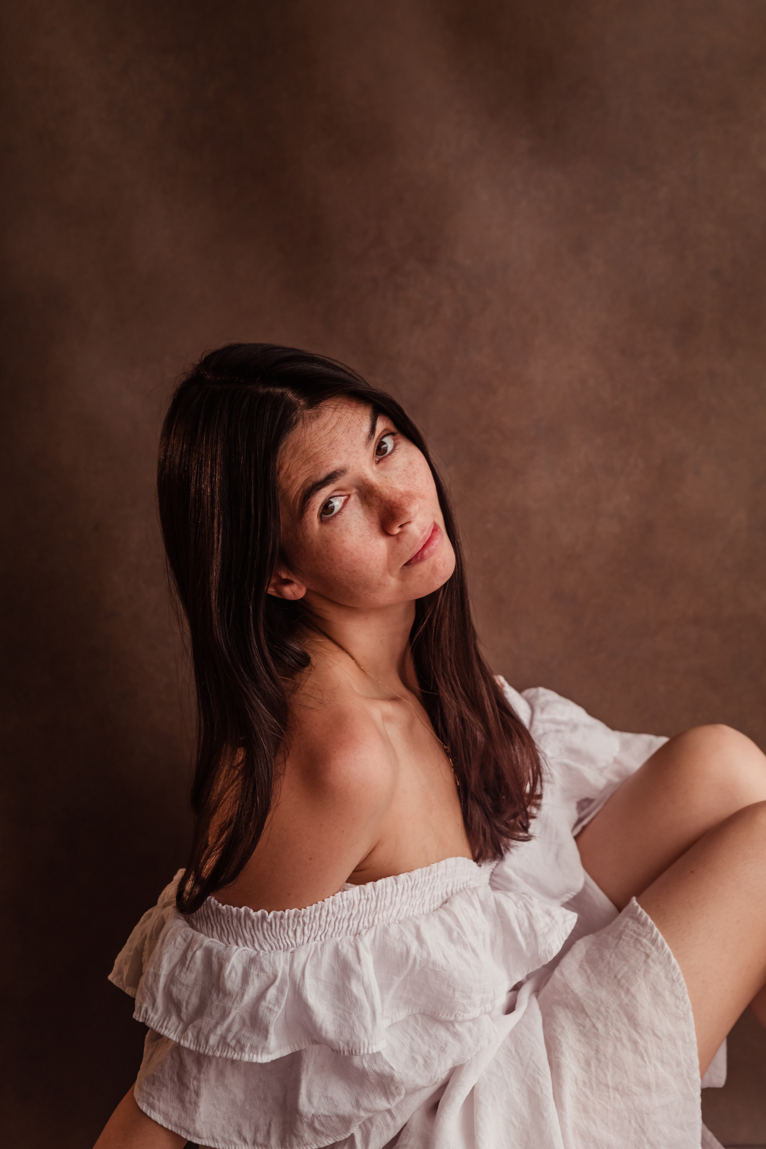 Content photo session in home studio