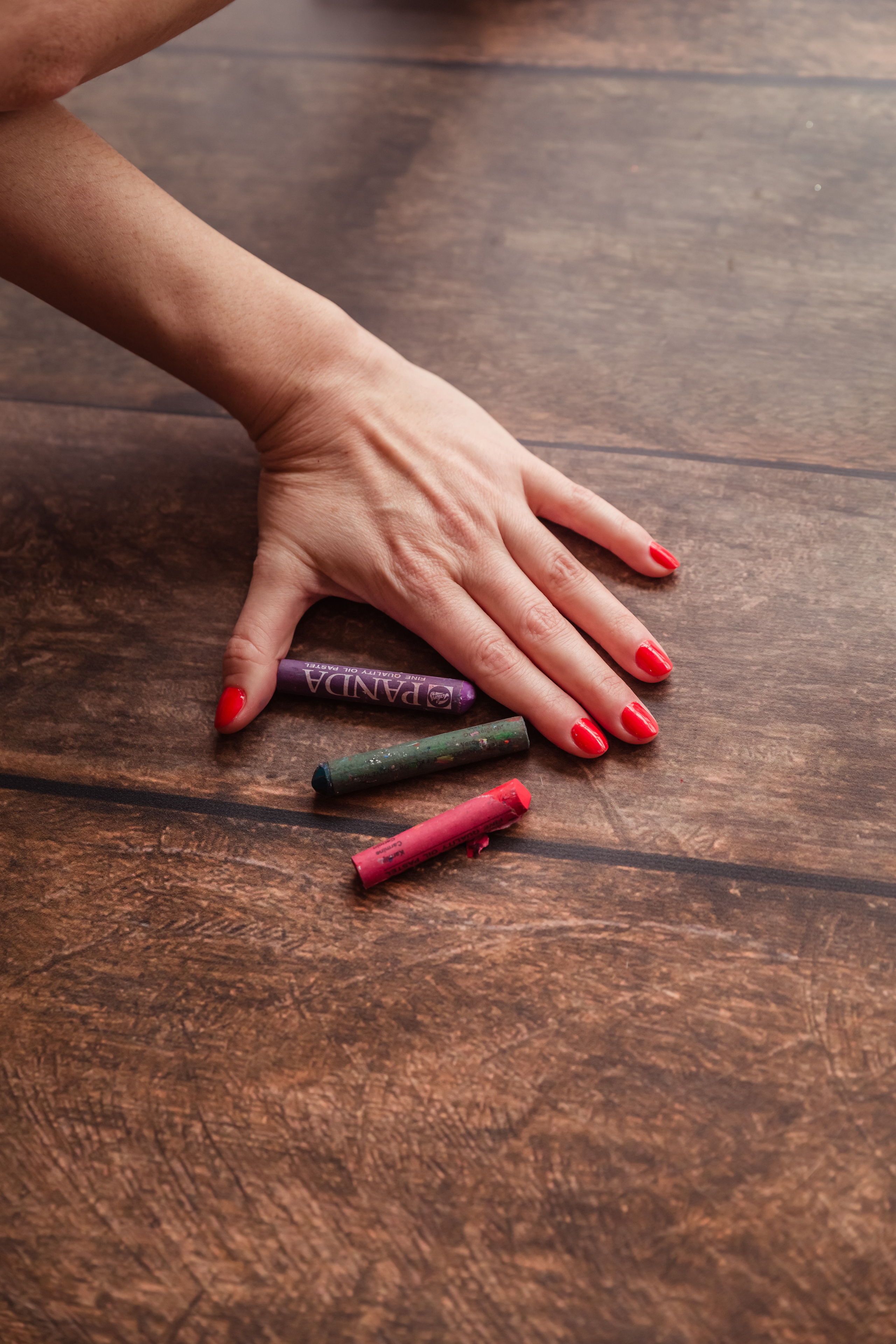 Content photo session in home studio