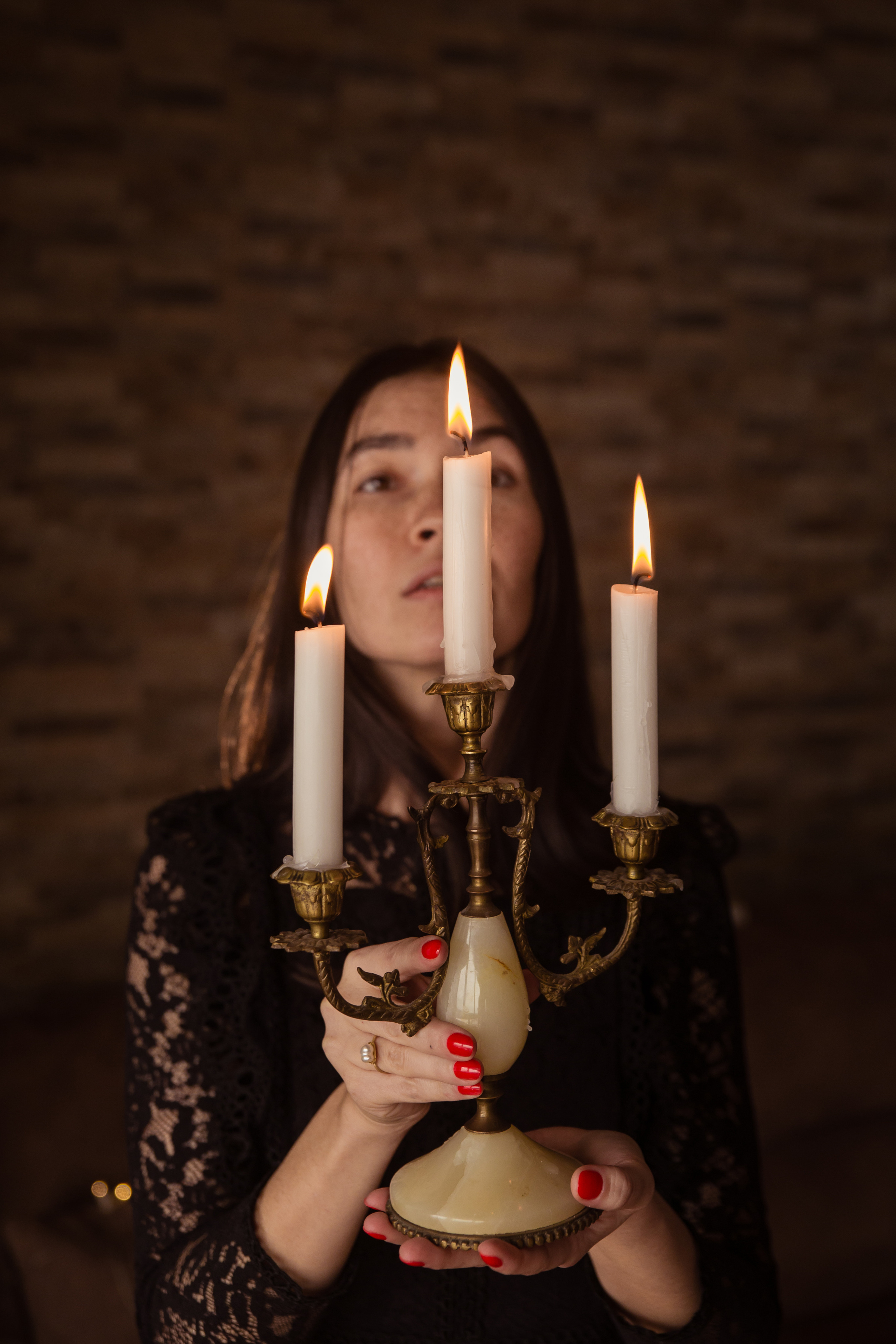 Content photo session in home studio