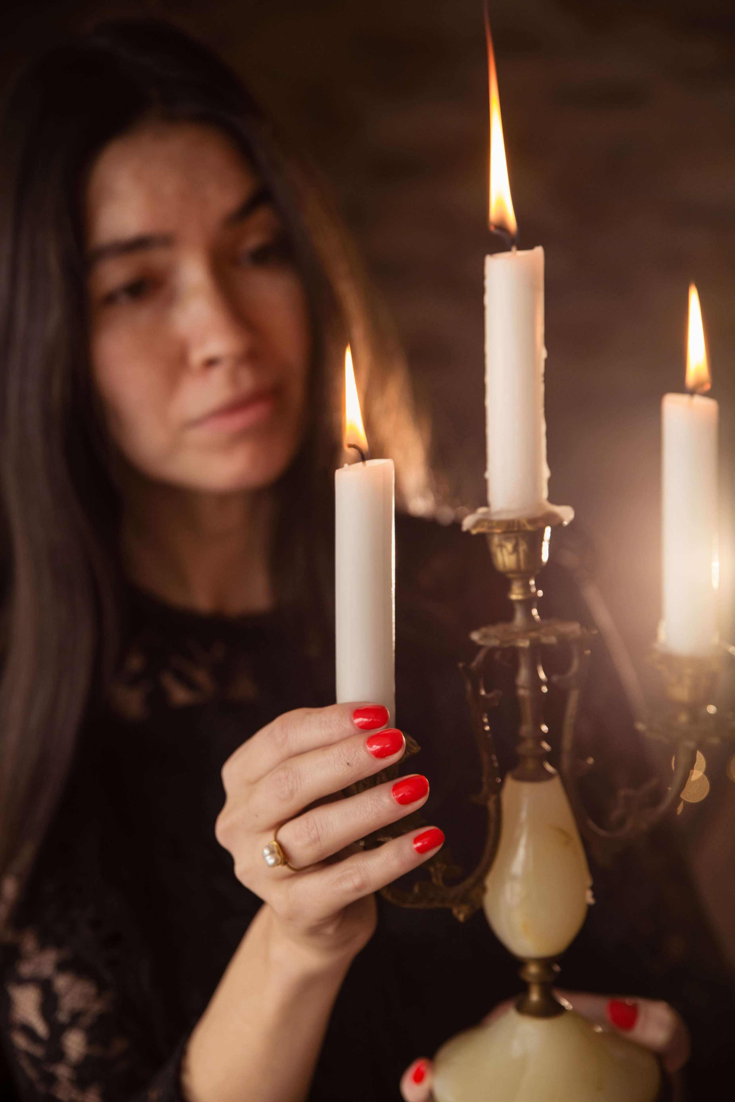 Content photo session in home studio