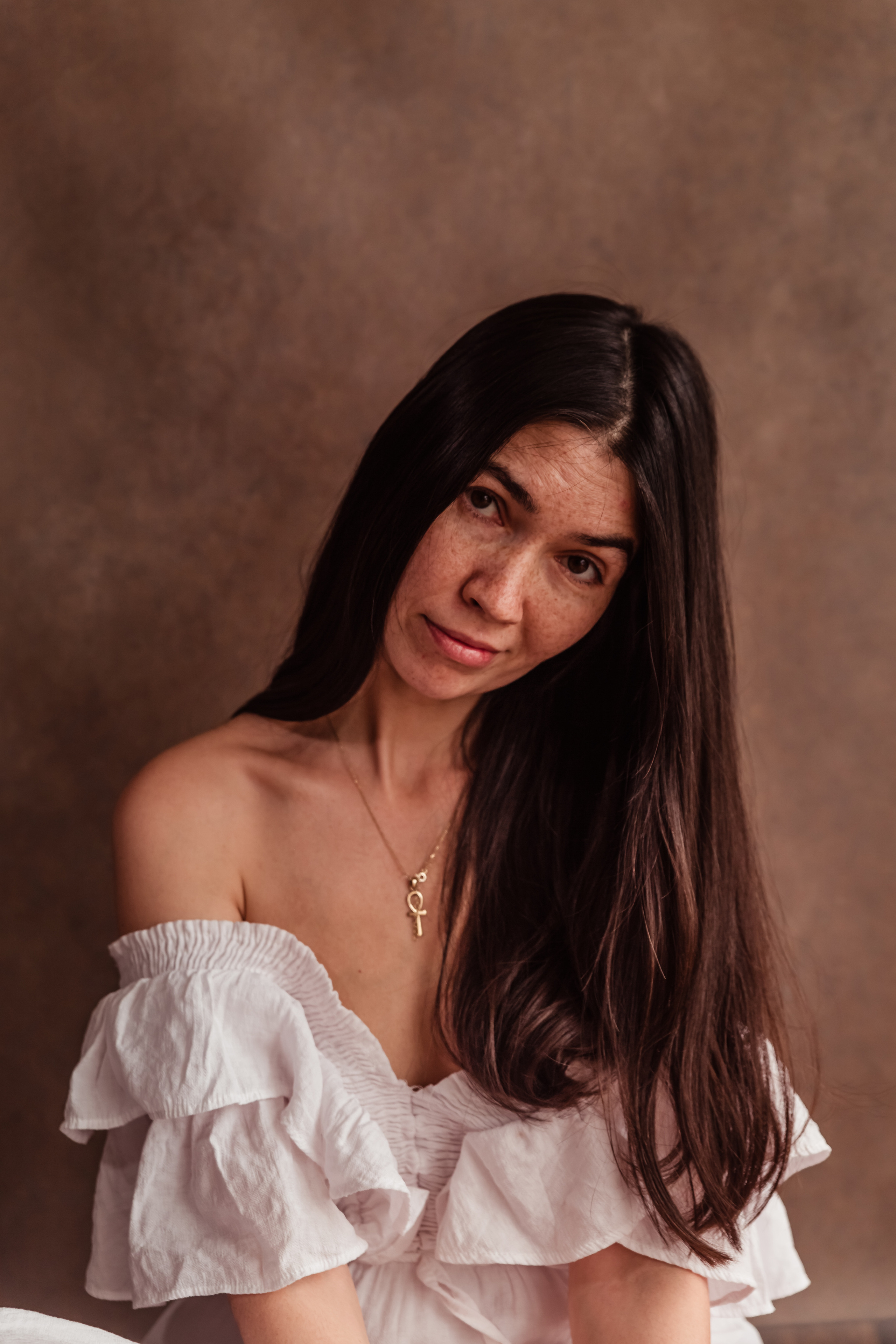 Content photo session in home studio