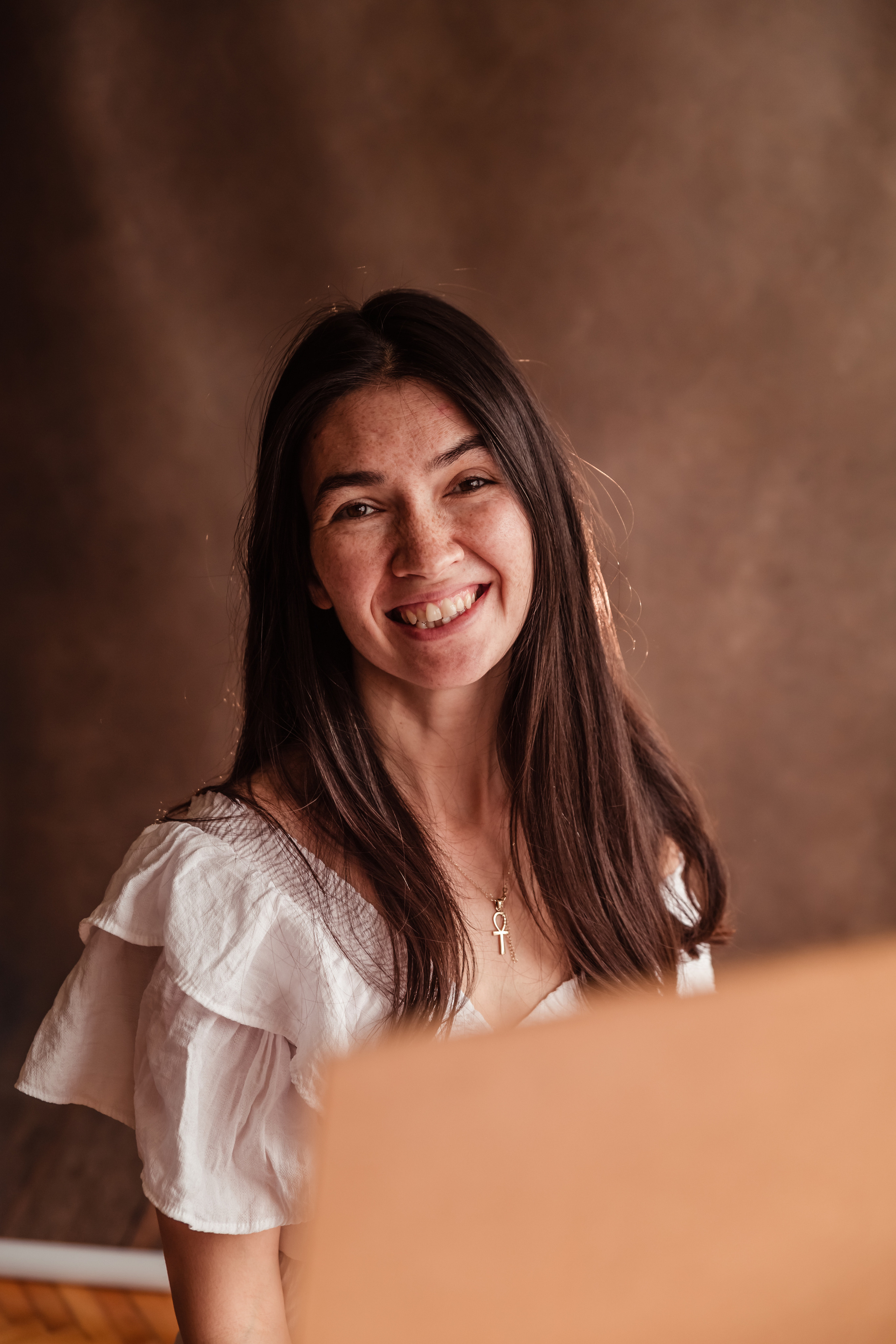 Content photo session in home studio