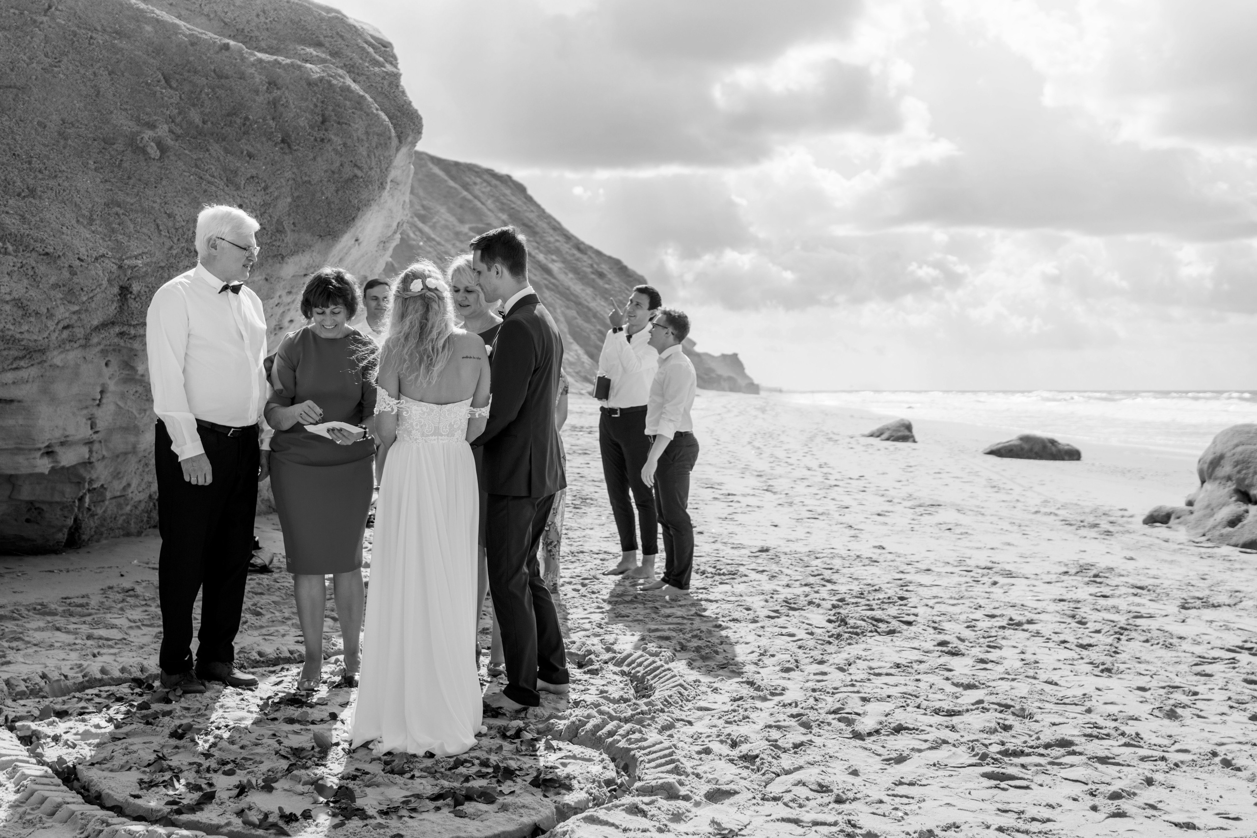 Церемония на пляже, Нерихус и Эгле. Фотограф в Португалии Полина Готовая