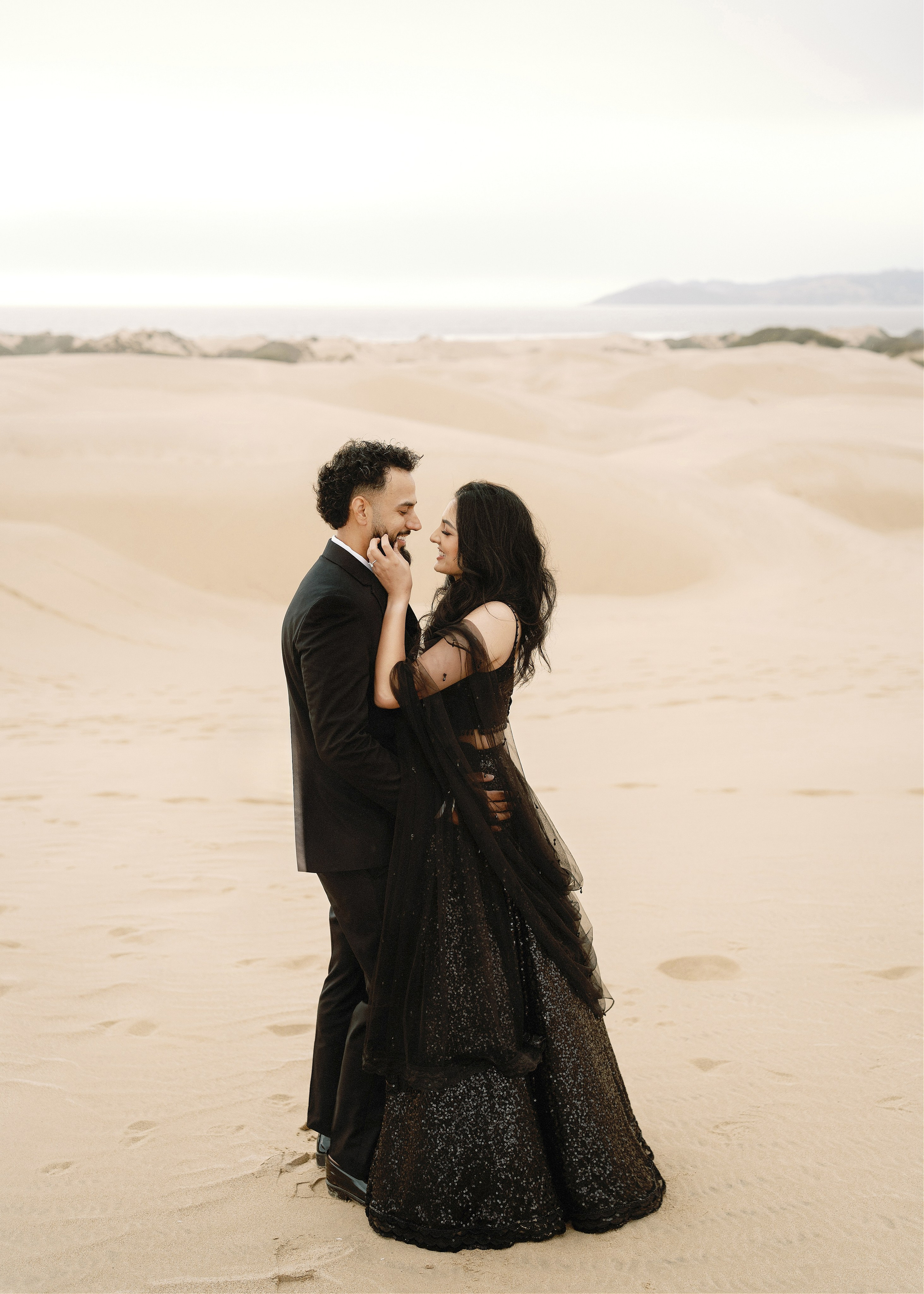 Elopement at Pismo Beach Sand Dunes, California. Wedding Photography & Videography Team in California, Los Angeles, San Francisco, San Diego and Travel