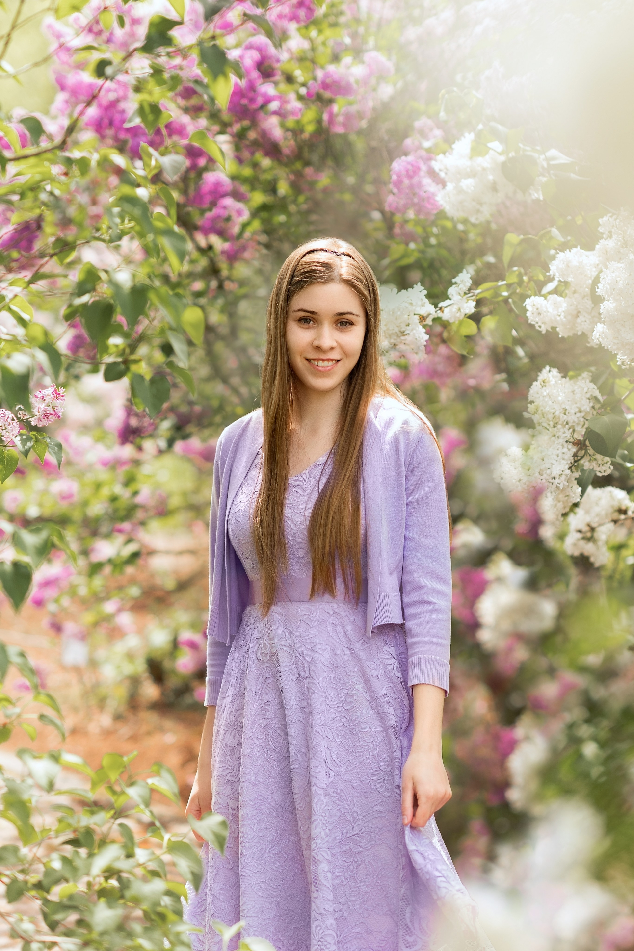 Lilac garden. Wedding & portrait photography in the Seattle Area. Helen Michelle photographer