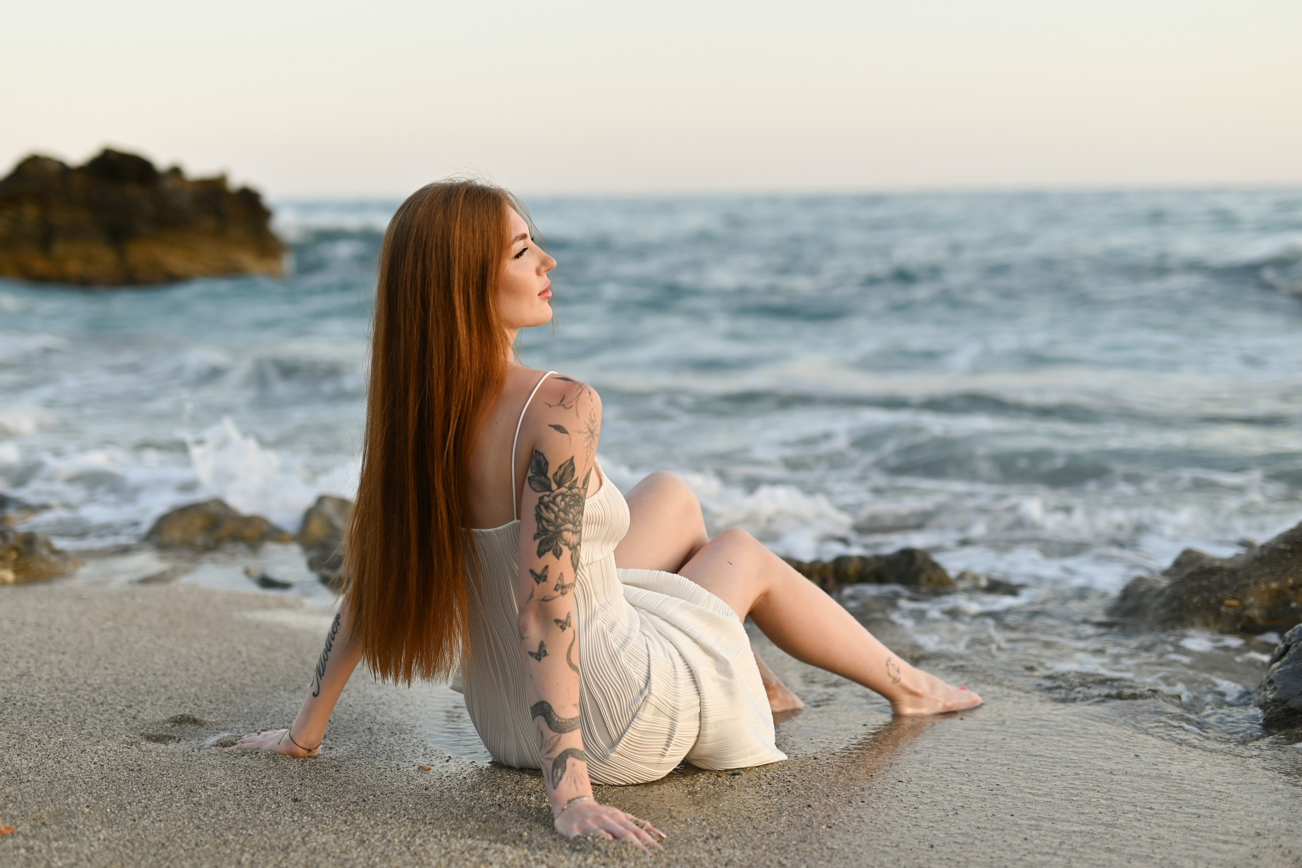 Индивидуальные съемки на пляже — Клеопатра. Photographer in Alanya, Side, Manavgat. Türkiye