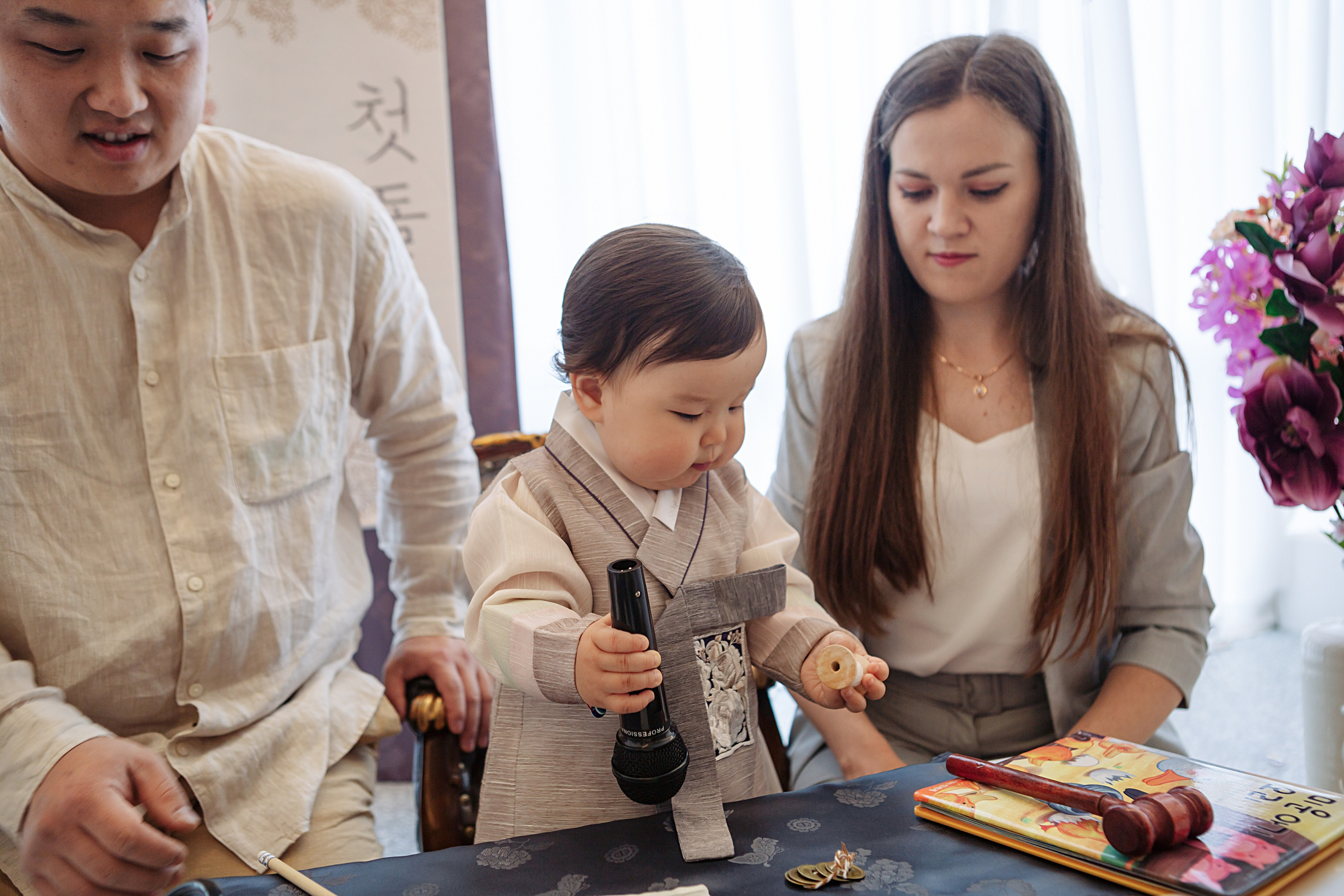 Тимофей в студии. Фотограф беременности, ньюборн и годовасиков в Корее Жанна Хан