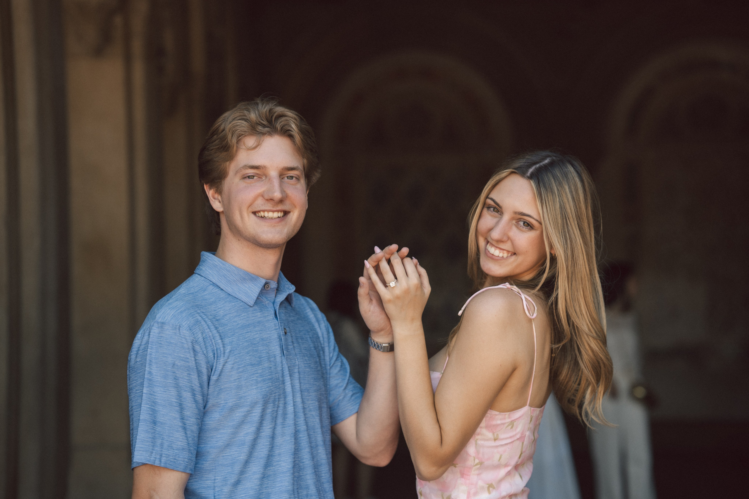 Surprise proposal Central Park. New York + destination photographer