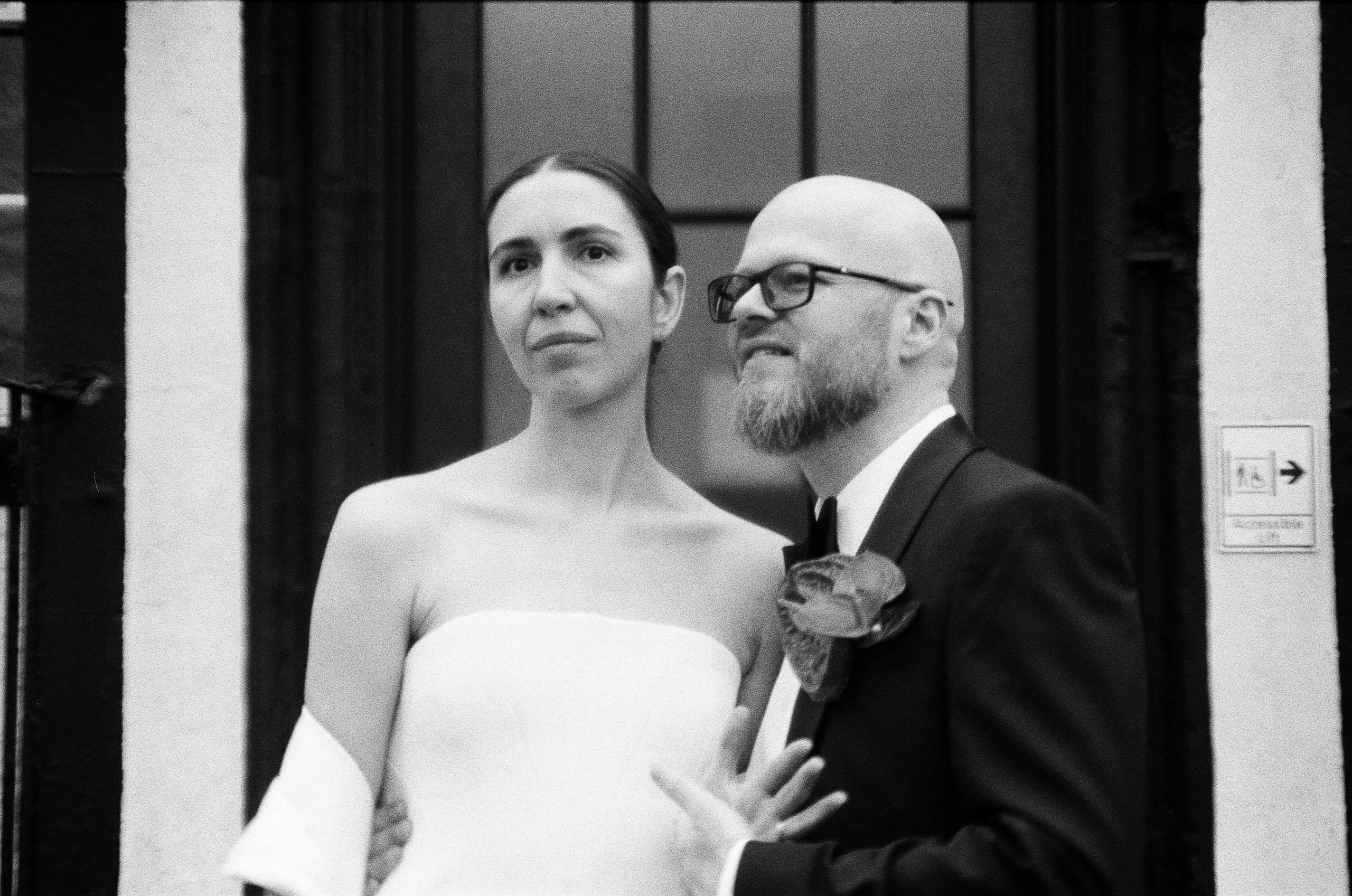 Wedding on Black n White Film. Molfar Visuals