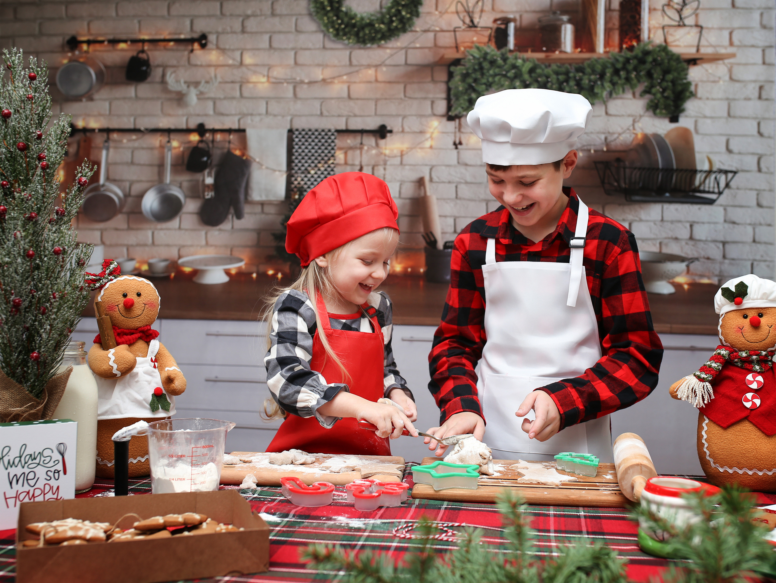 Christmas Baking Mini. YuAnna studio. Family & Kids Photographer in Seattle area, located in
