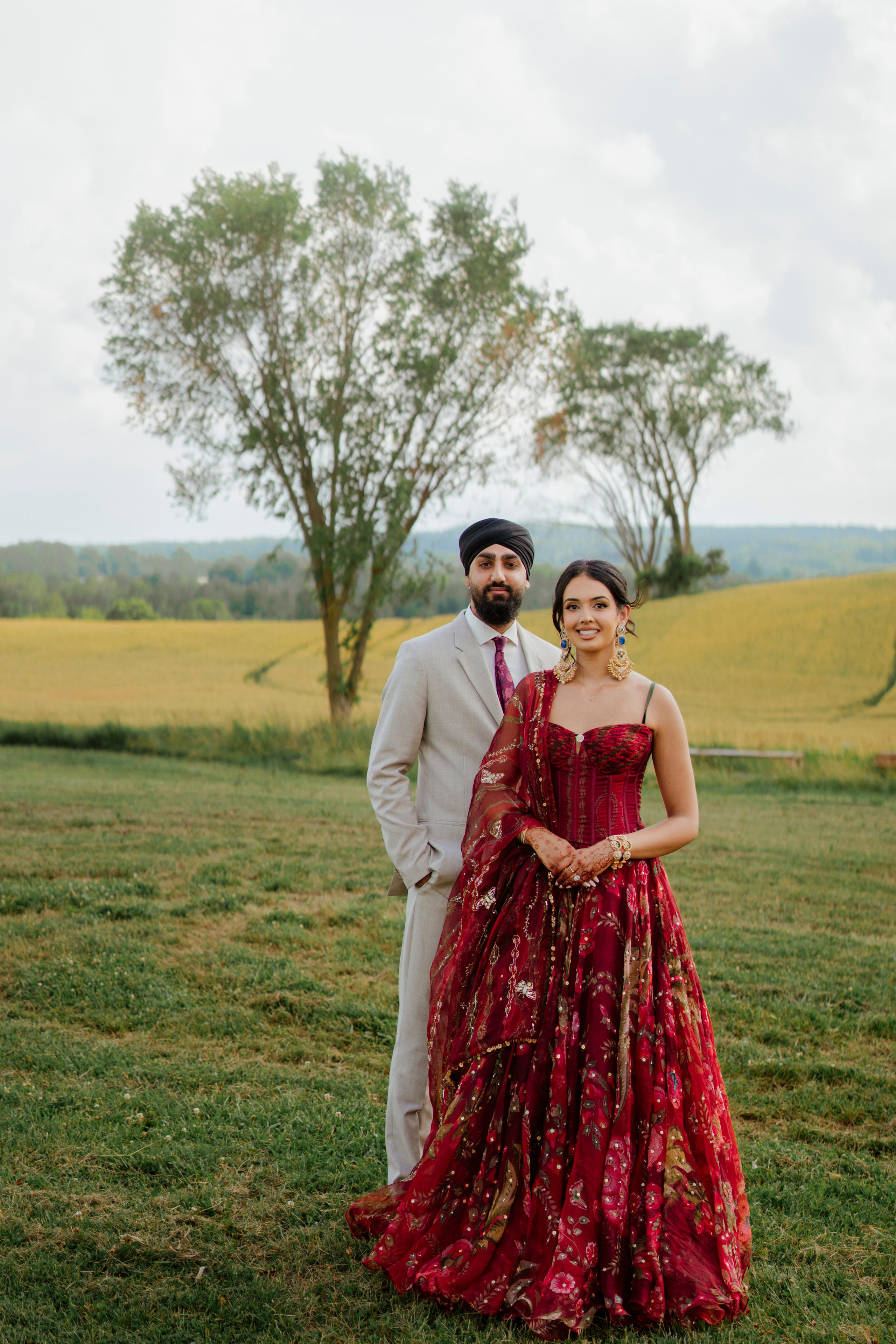 Nooreen & Jugraj. Studio Kunal Photography