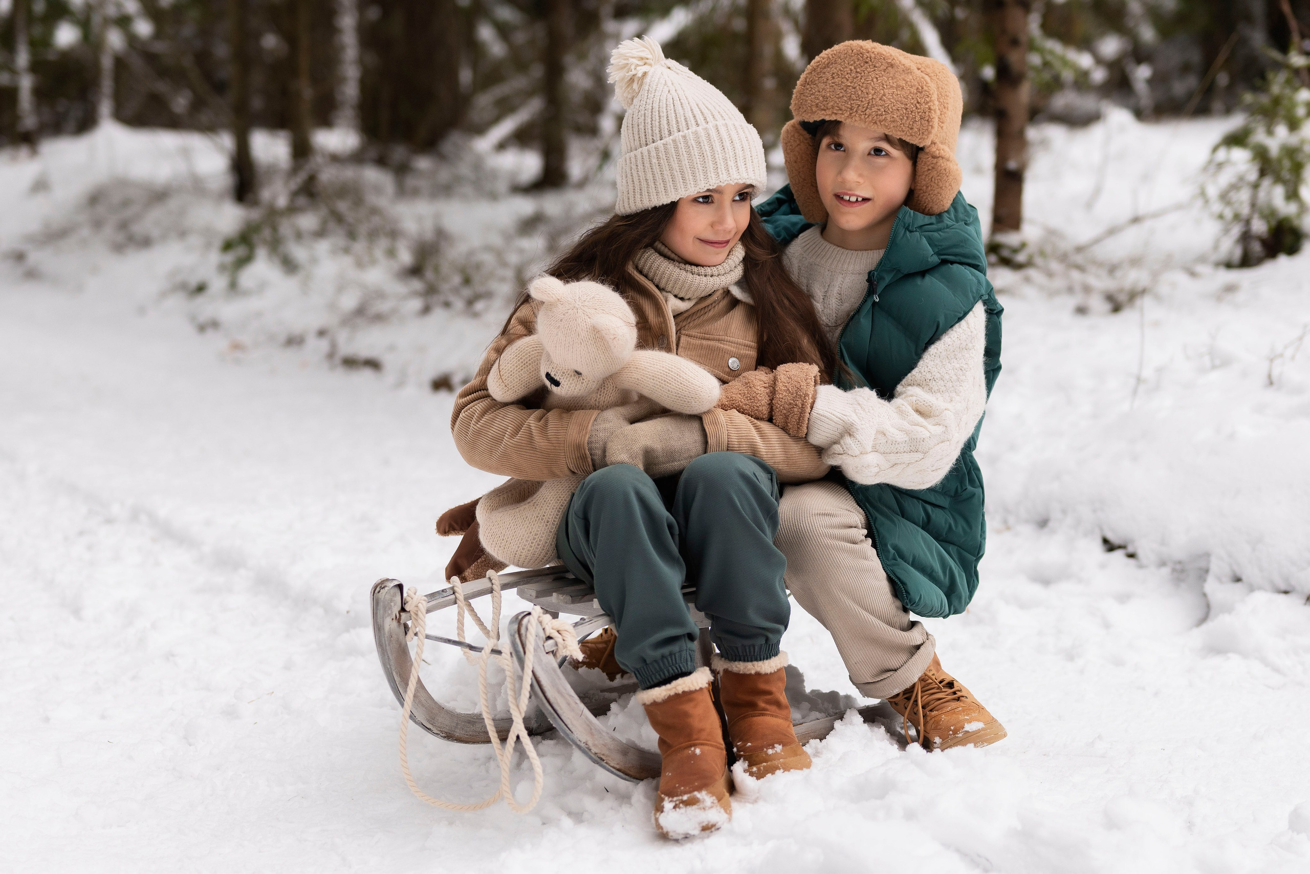 София, Микаэль. Зимняя сказка 2. Анна Григьян — фотограф ретушёр в Даугавпилсе (Латвия)