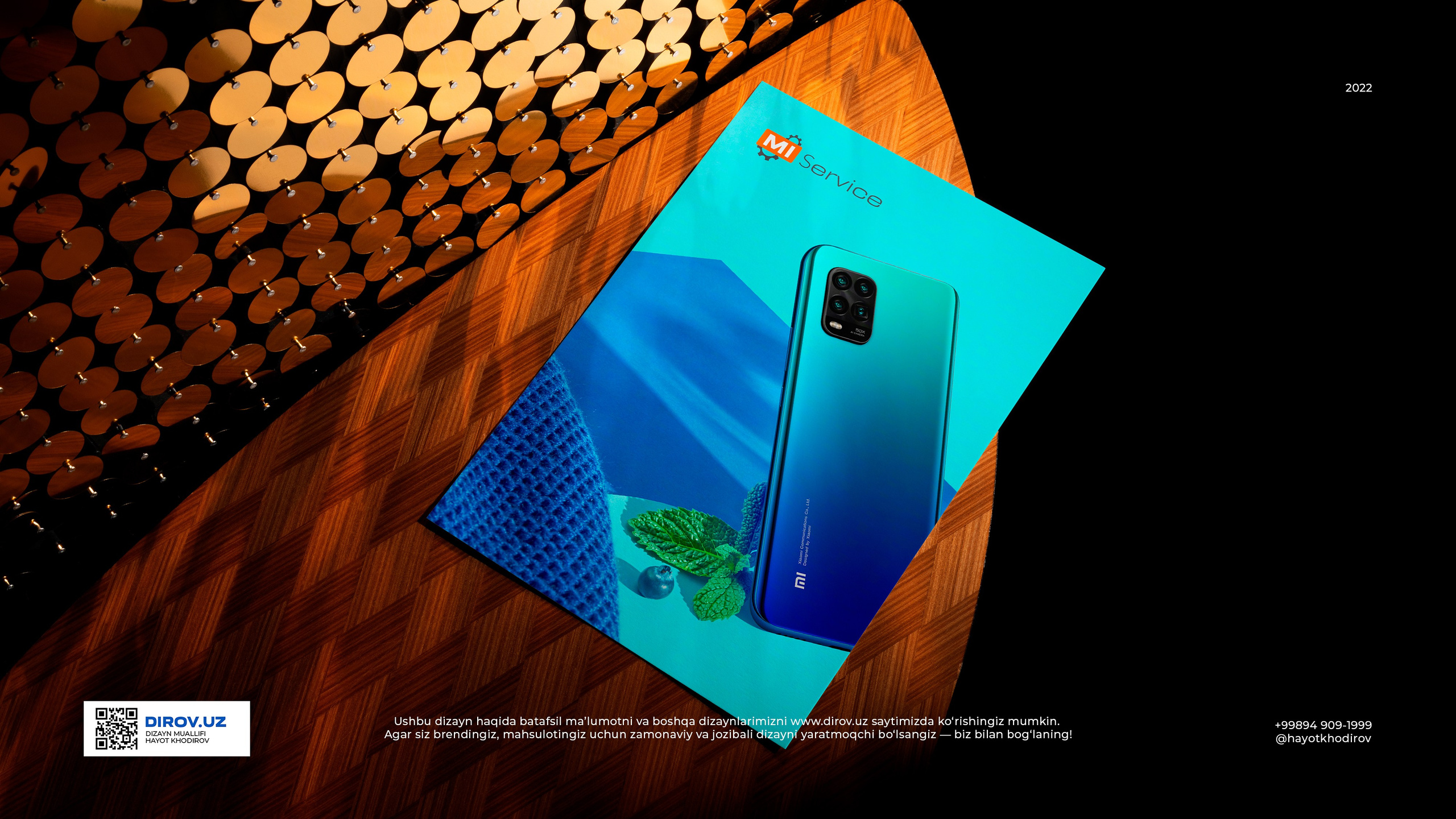 Mi Service  — Logotip. Dirov — Hayot Khodirov