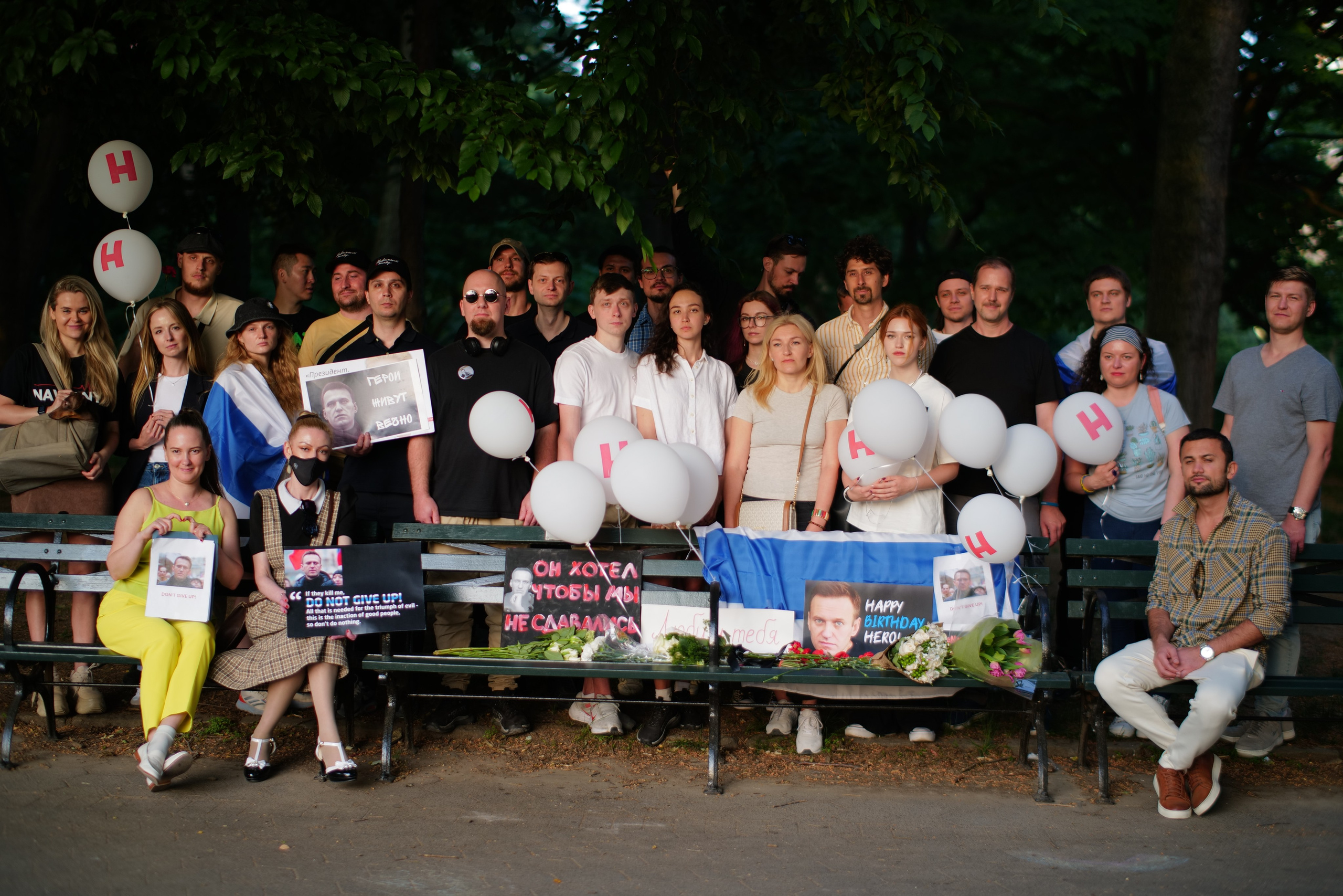 Rallies of team Navalny NY. Photographer New York / Los Angeles