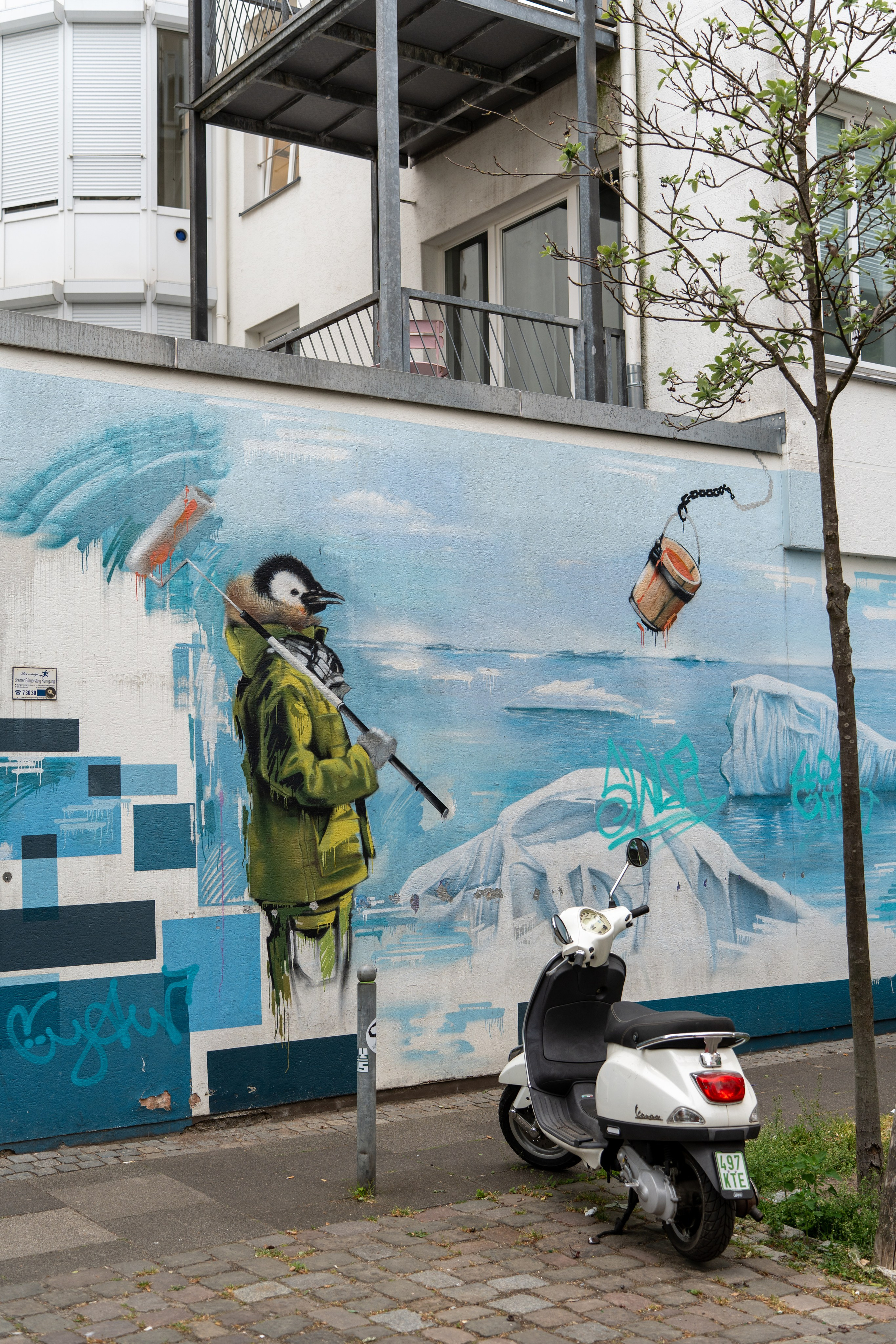 A little bit of street in Bremen #1. URBANSTREETFILES.ART